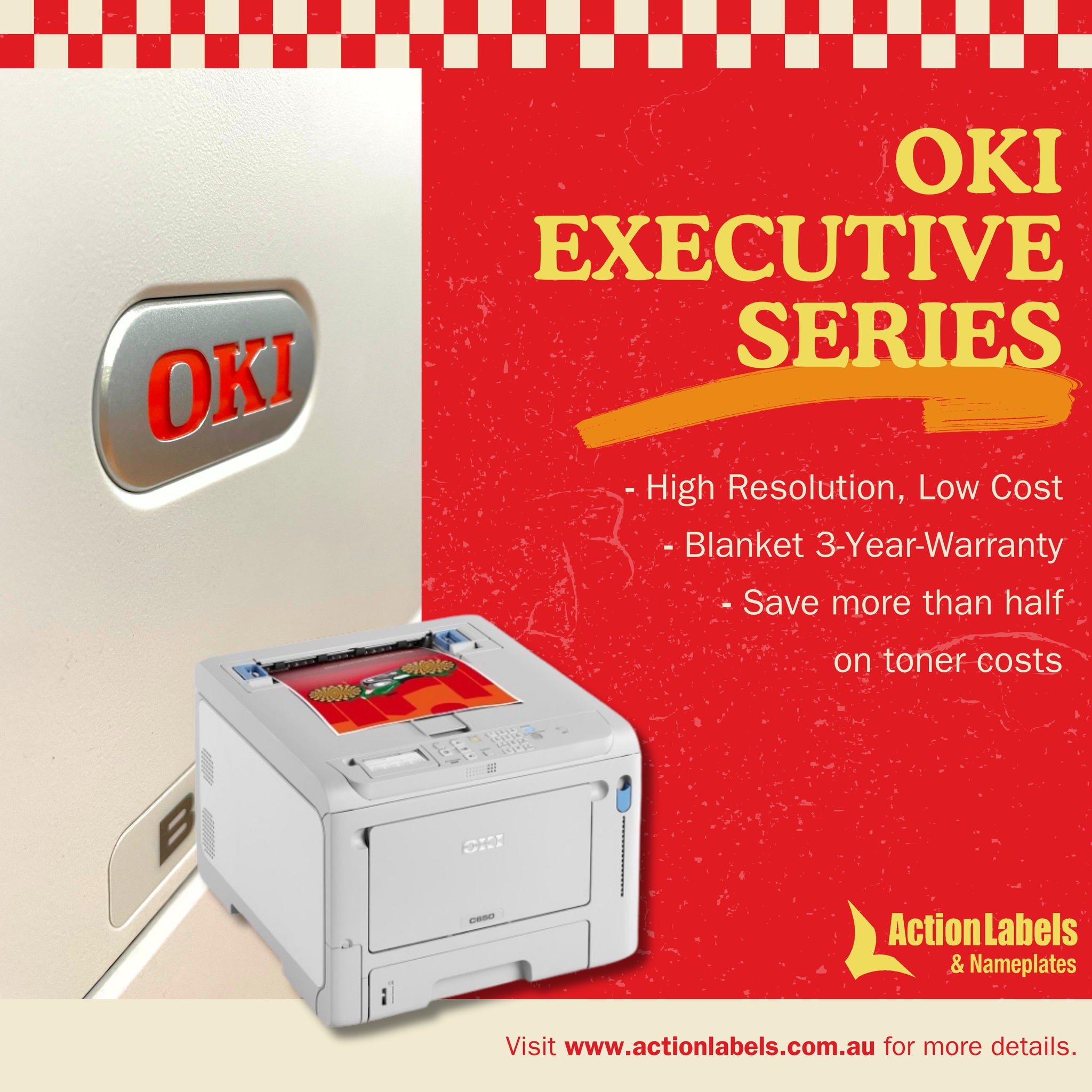 Action - The new Executive Series Range from OKI is here. After years ...