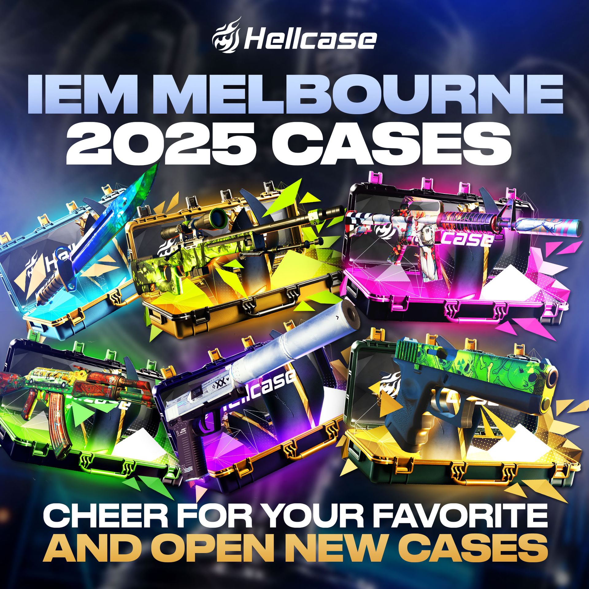 CS:GO Hellcase - IEM Melbourne 2025 is already underway!... | Facebook