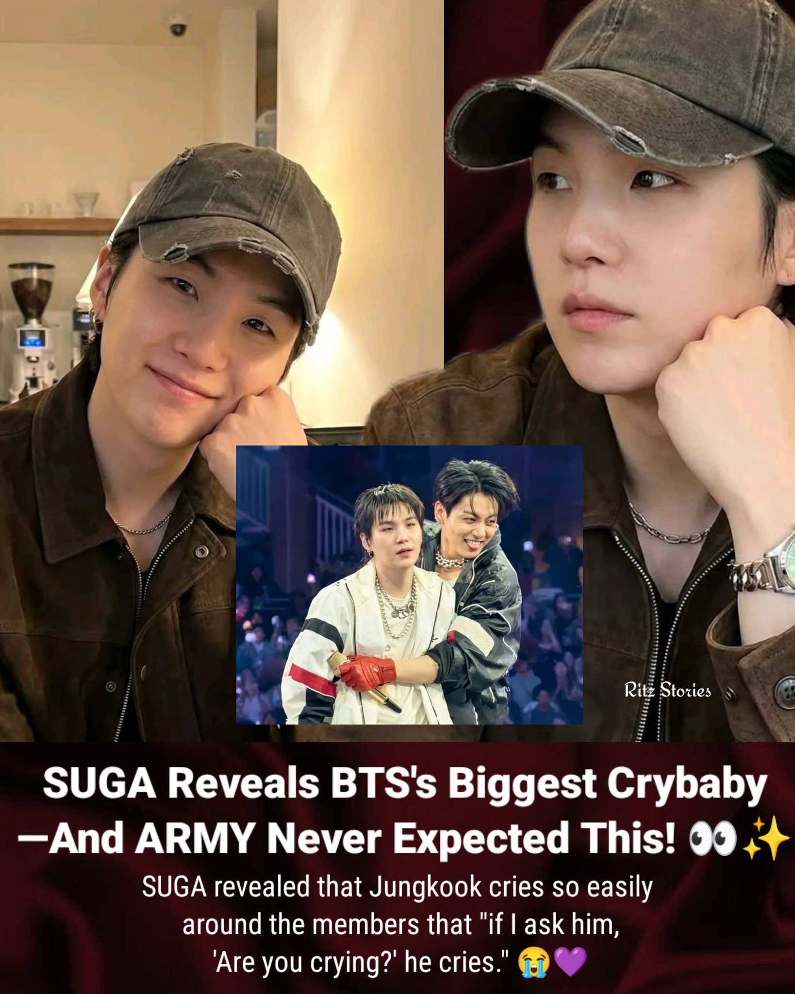 ?? SUGA EXPOSES BTS