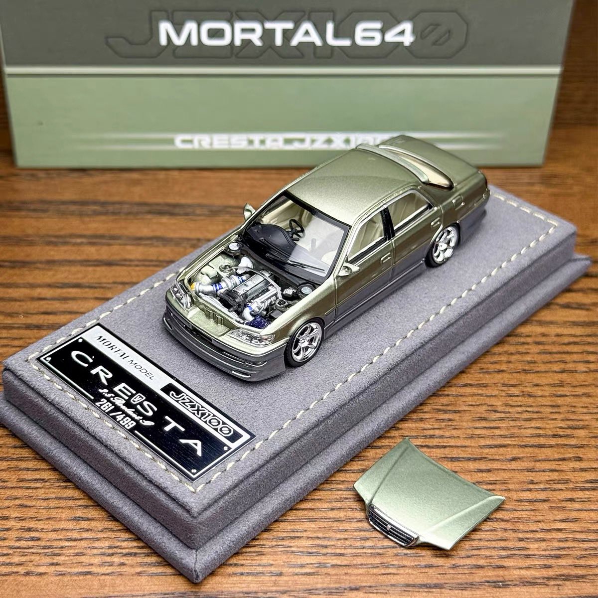 Toyota Cresta JZX100 2.5 Roulant G - Mortal 1:64 New Green