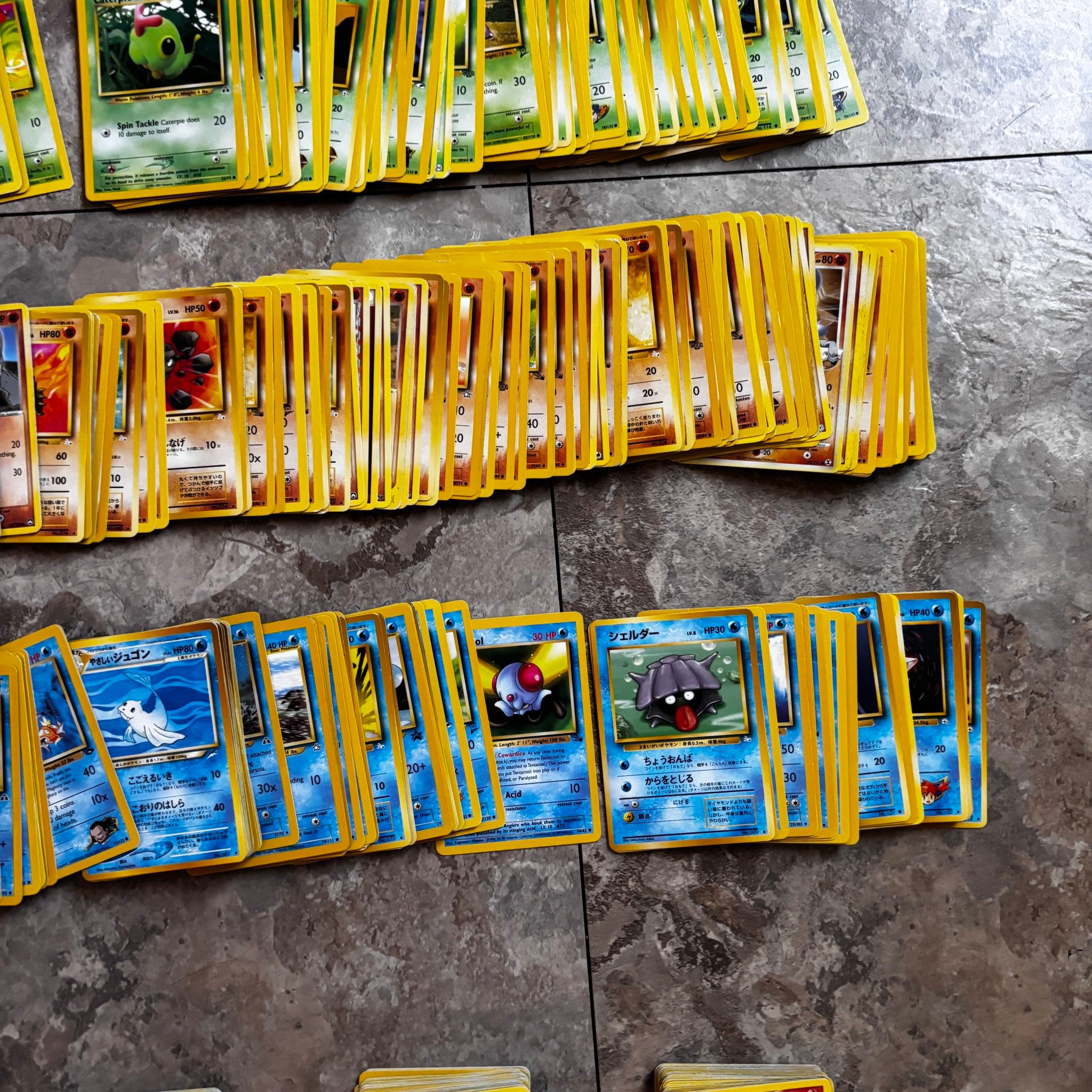 bulk vintage pokemon cards Card Lot Trying to sell my vintage