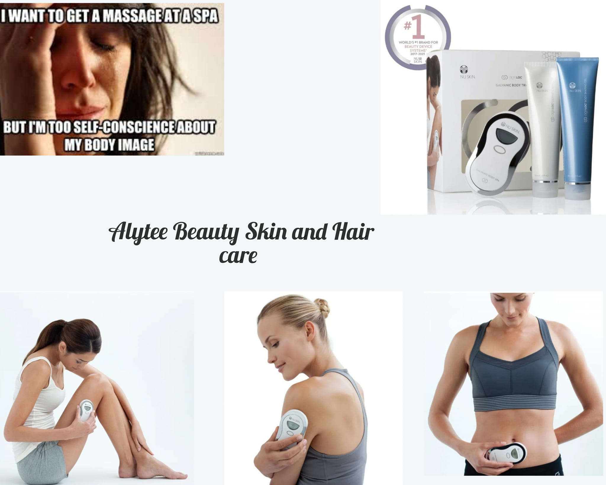Appareil De Soin Galvanic Body Trio Nu Skin Anti-âge Corps - Neuf, Non Ouvert