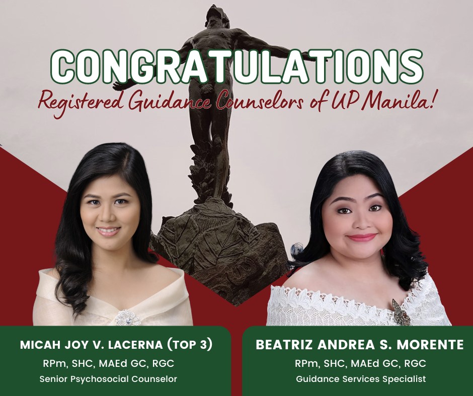 Congratulations to... - UPM Guidance and Counseling Program