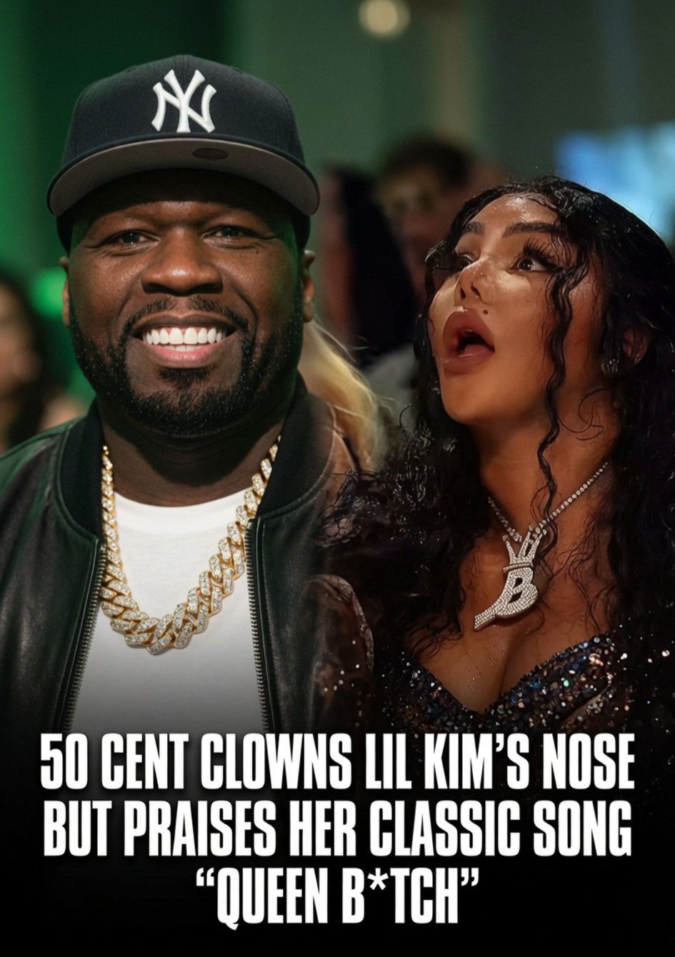 50 Cent Clowns And Praises Lil Kim 😂 50 isn't one to shy away