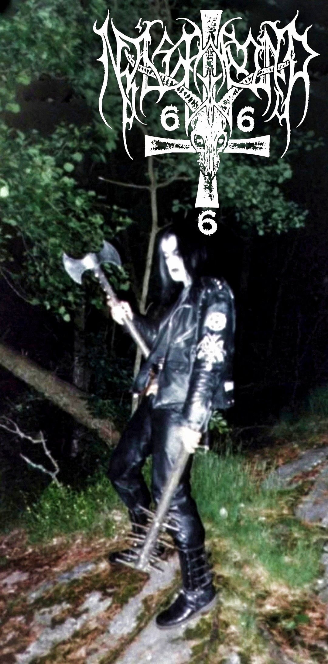 Here's an old school THRONE OF AHAZ pic from back in the mid-90's