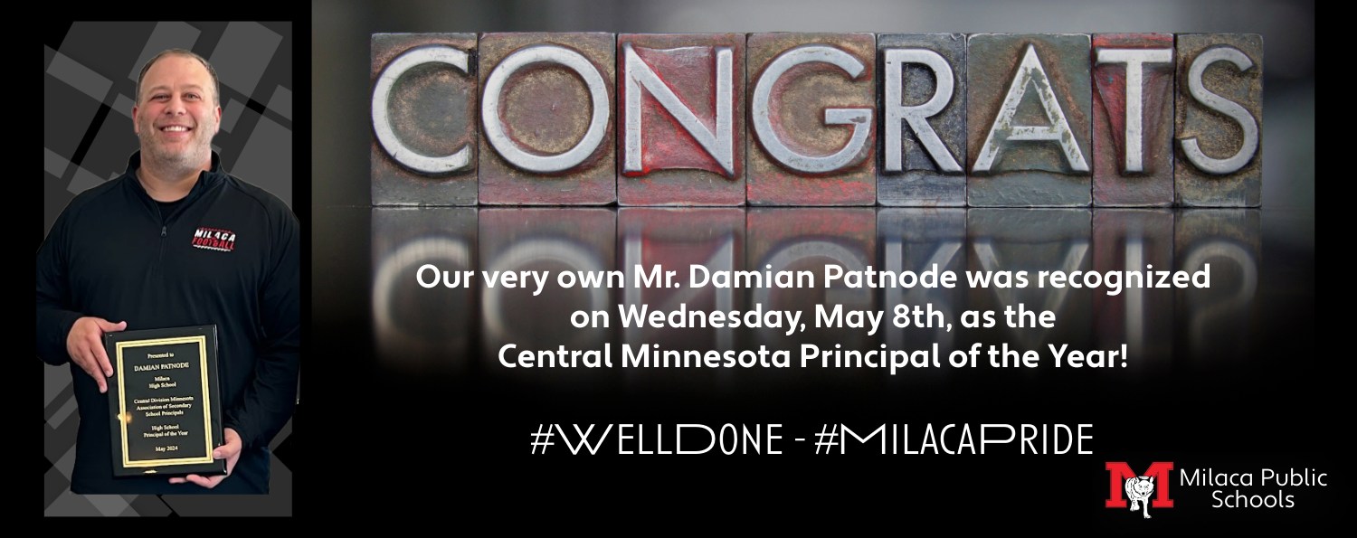 Congratulations, Mr.... - Milaca Area Chamber of Commerce | Facebook