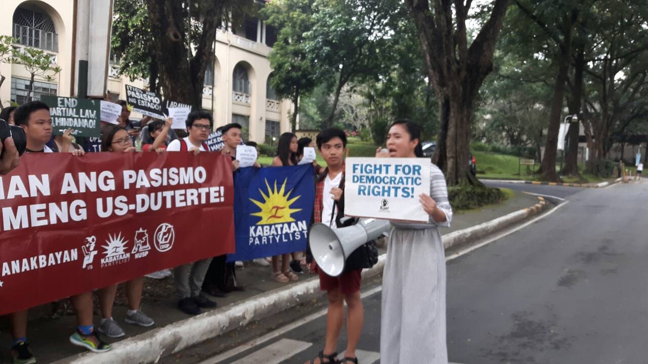 Radyo Pilipinas - Kabataan Party List, nag-rally sa U.P...