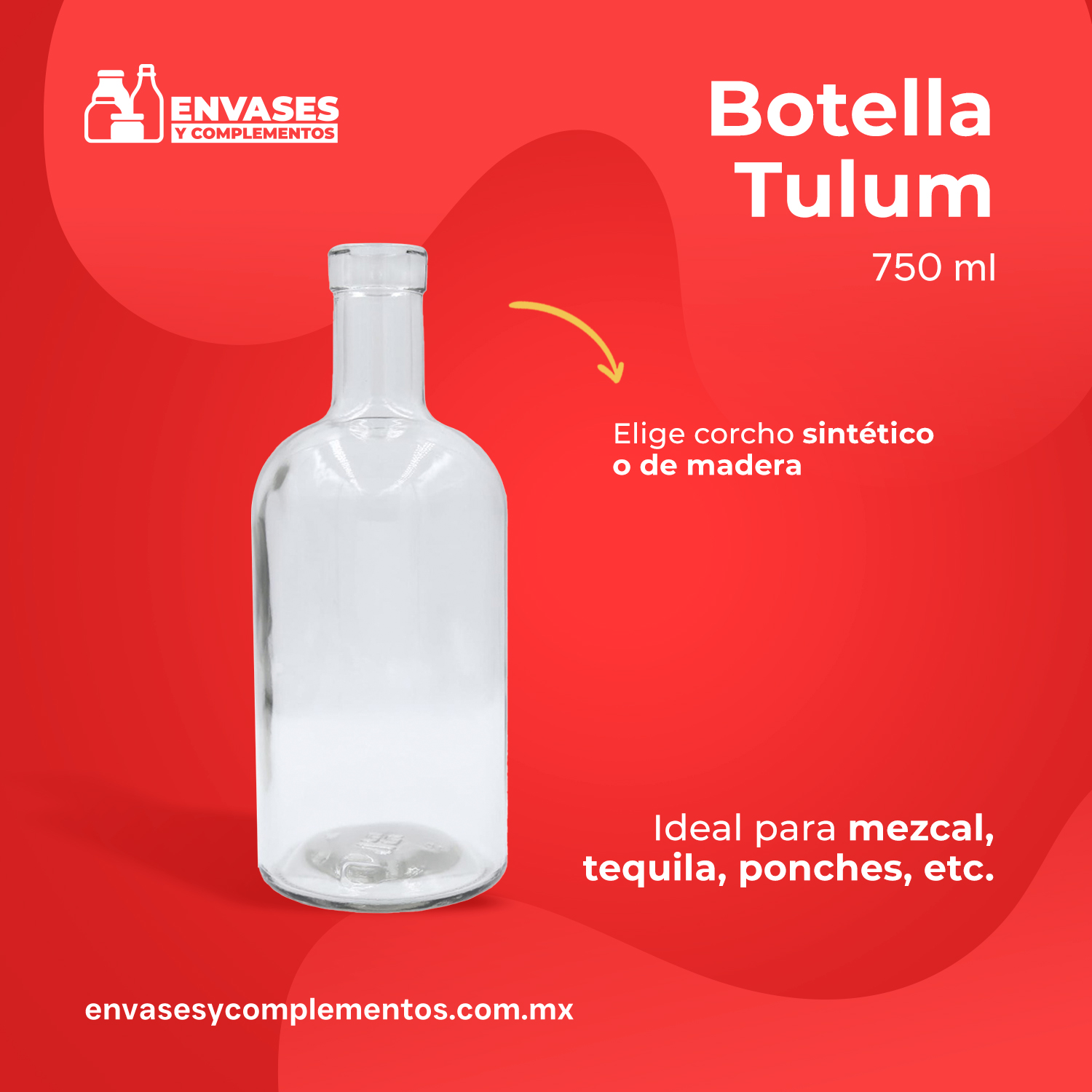 Envases - ¡Dale a tus bebidas el lugar que merecen con la Botella Tulum ...