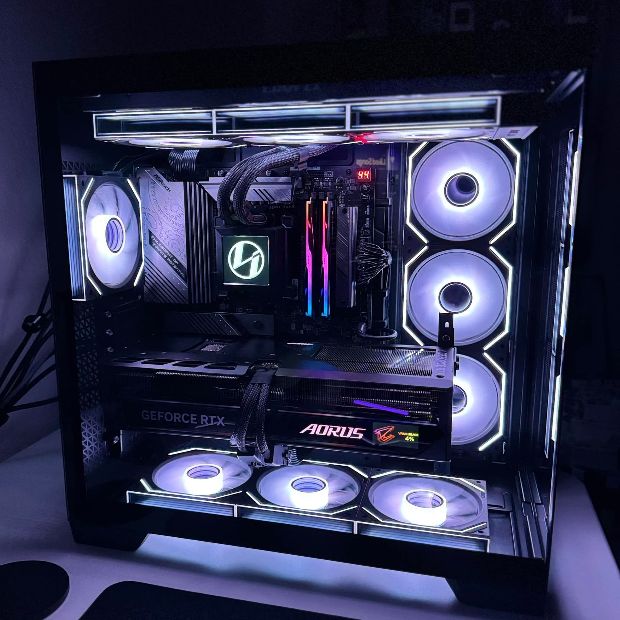 Gigabyte Aorus Master 5070 Ti gaming PC build