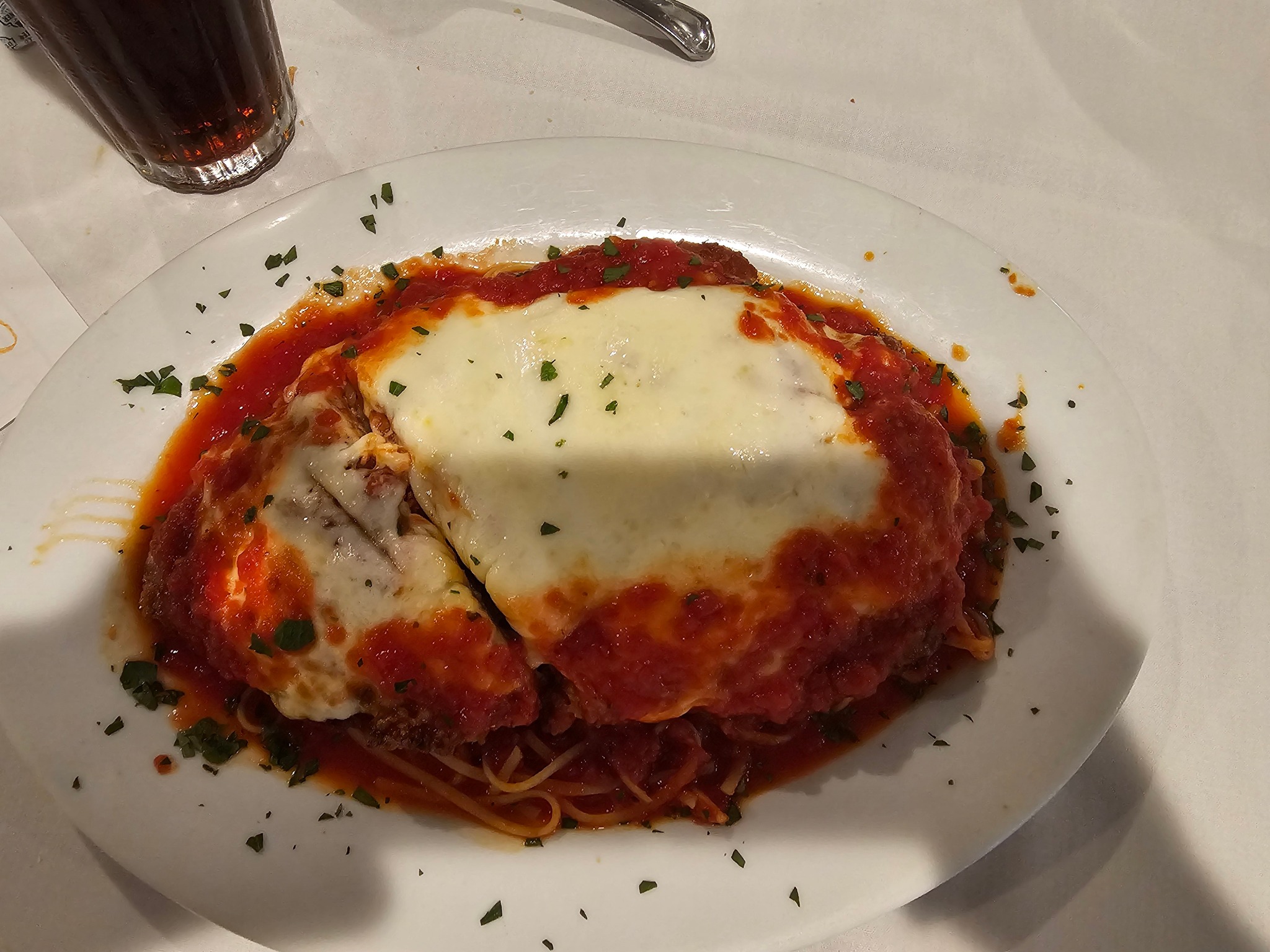 Nonno's Italian restaurant 103 US-206, Sandyston, NJ Best chicken parm