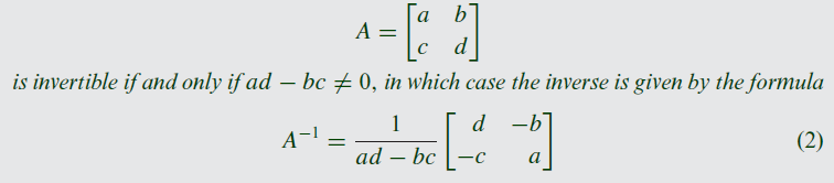 Math with Umair - The formula for A^-1 in the figure, was...