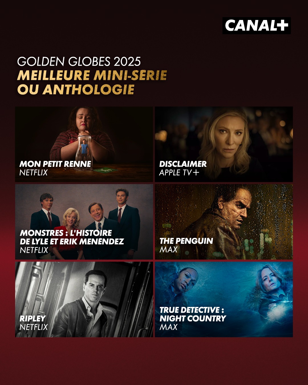 CANAL+ - Quelle série voulez-vous voir gagner le prix de la 
