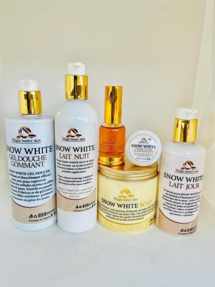 Crème éclaircissante Glow Booster - 800 Ml, Pour Visage Et Corps, Traite Taches Et Acné