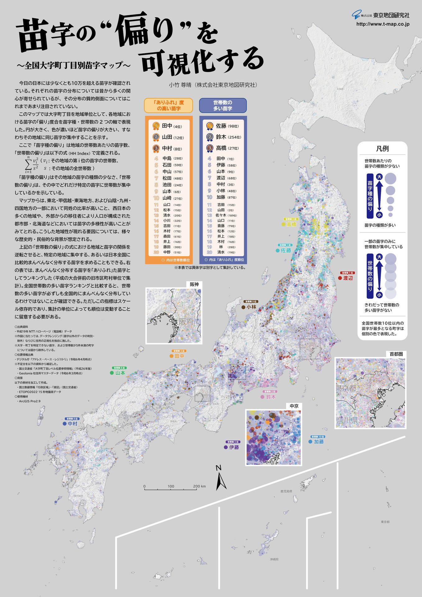 苗字 東京