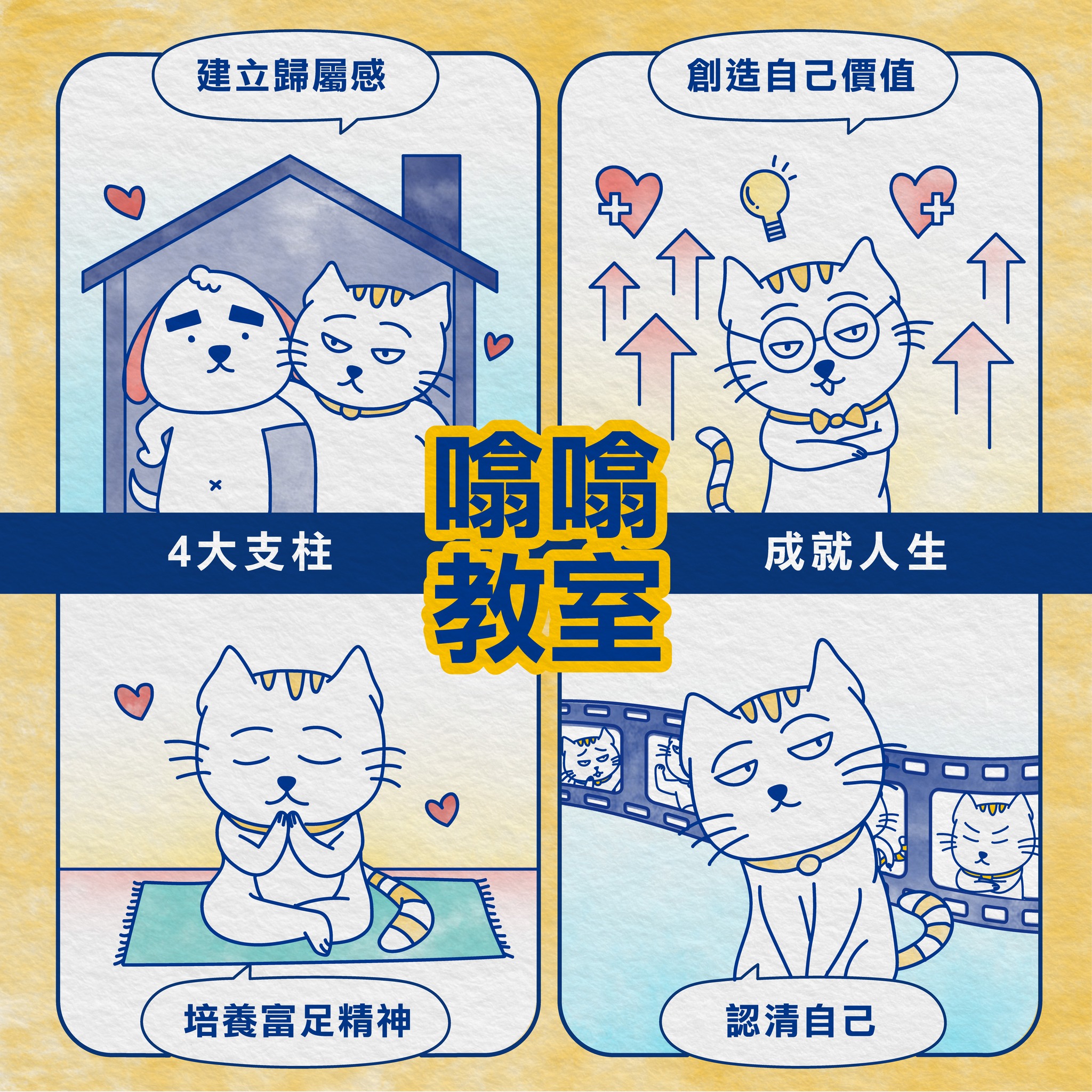 OpenUp - 【#噏噏教室：4大支柱 成就人生】 1. 建立歸屬感 歸屬感係人生意義嘅重要來源，只有建立歸屬感，先可以拉近同其他人嘅距離 ...
