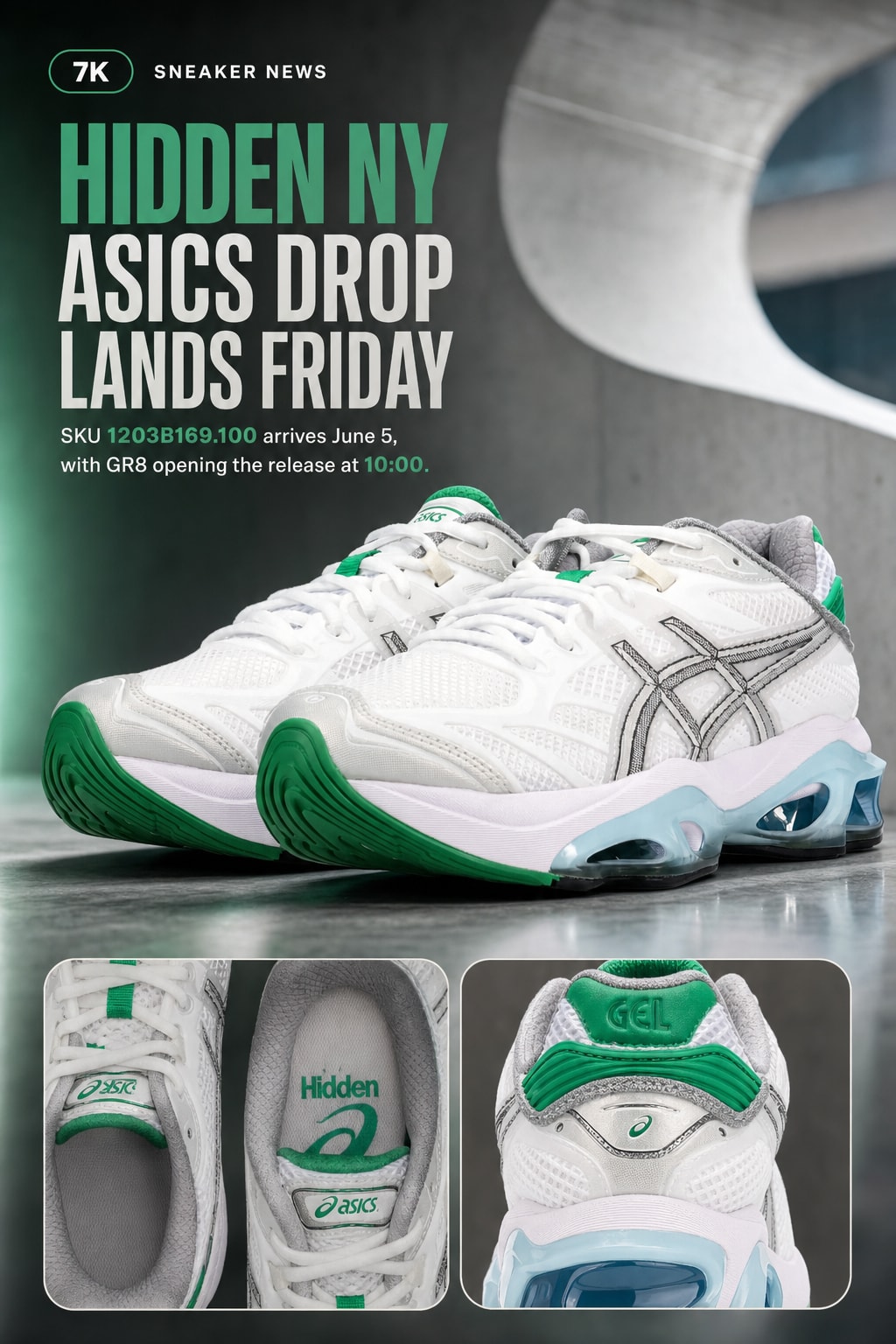 🔥 Hidden NY ASICS Drop Lands Friday The HIDDEN NY x ASICS GEL