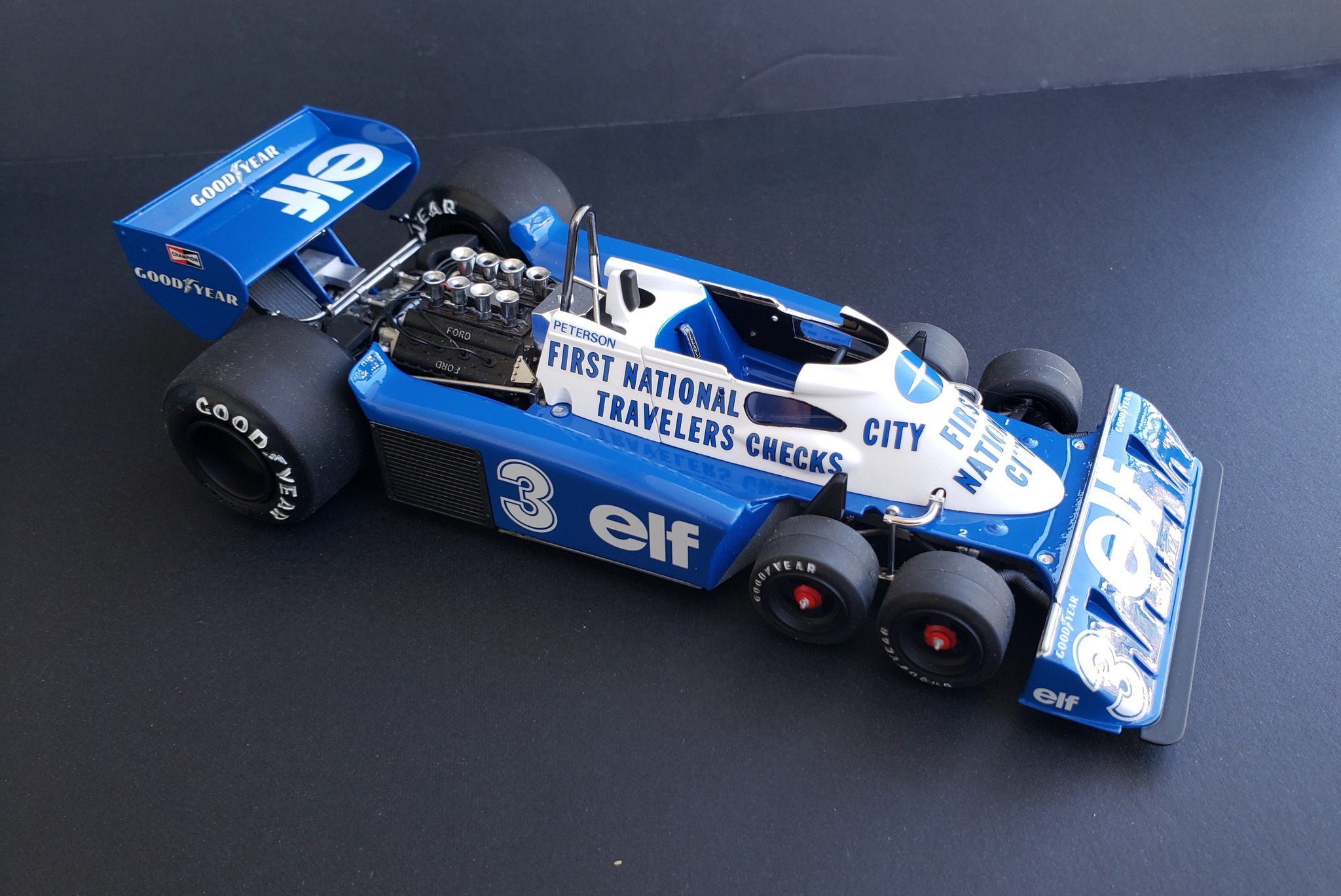Just finished the Tamiya 1/20 Tyrrell P34 six wheeler.