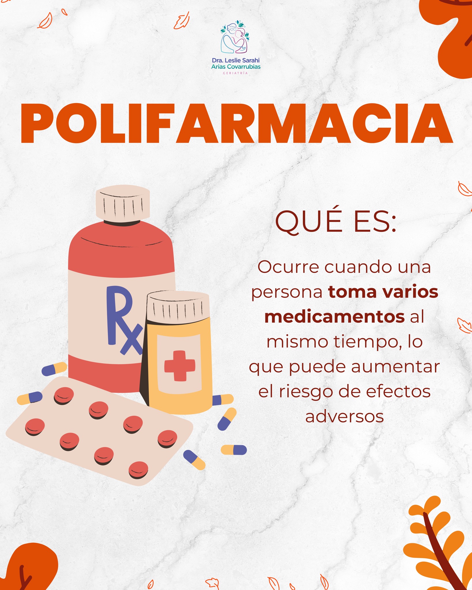 Geriatría - 💊⚠️ ¿QUÉ ES LA POLIFARMACIA? ⚠️💊 Si tomas 5 o más ...