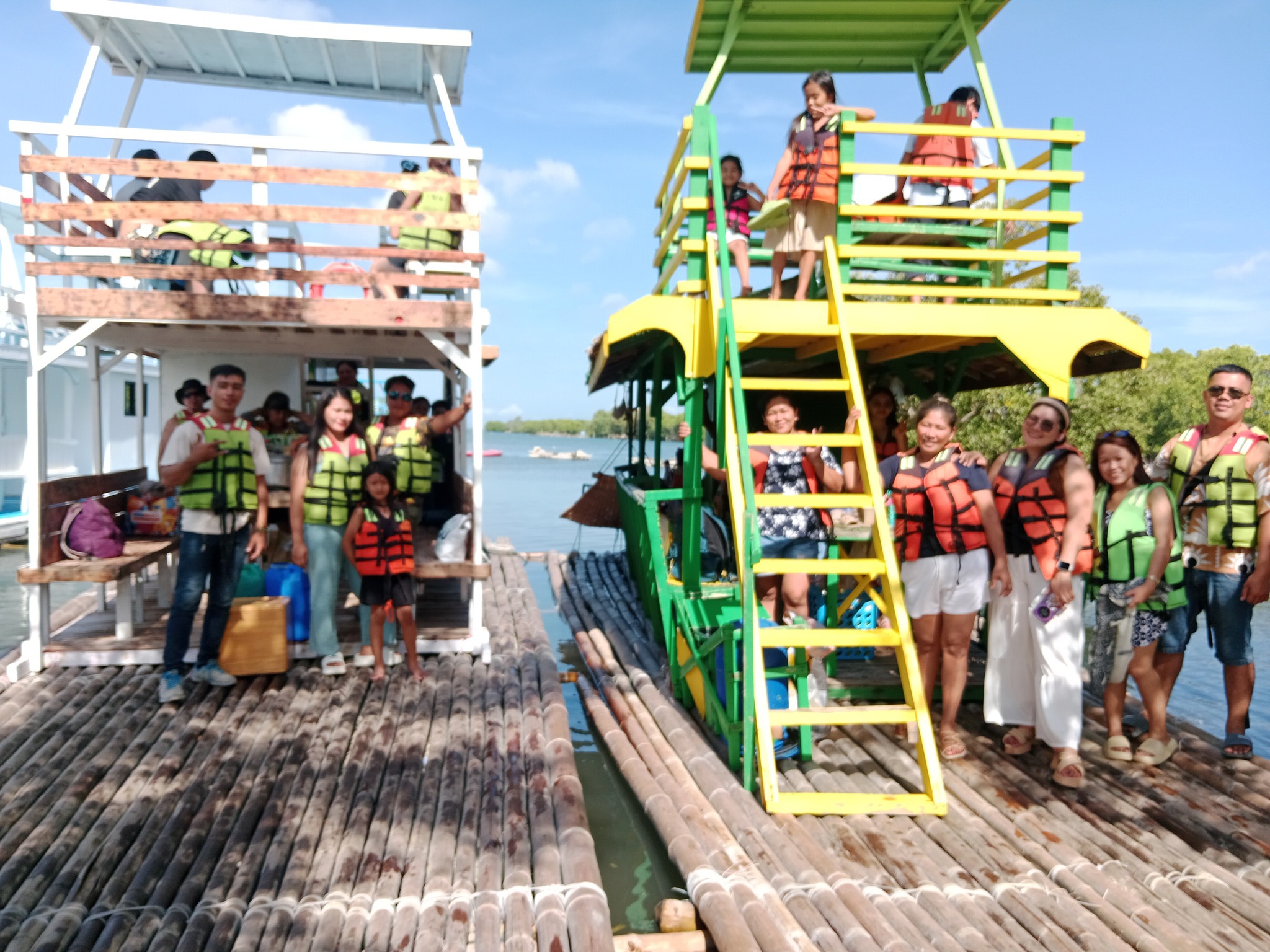 Floa... - Floating Balsa in Little Boracay, Calatagan Batangas