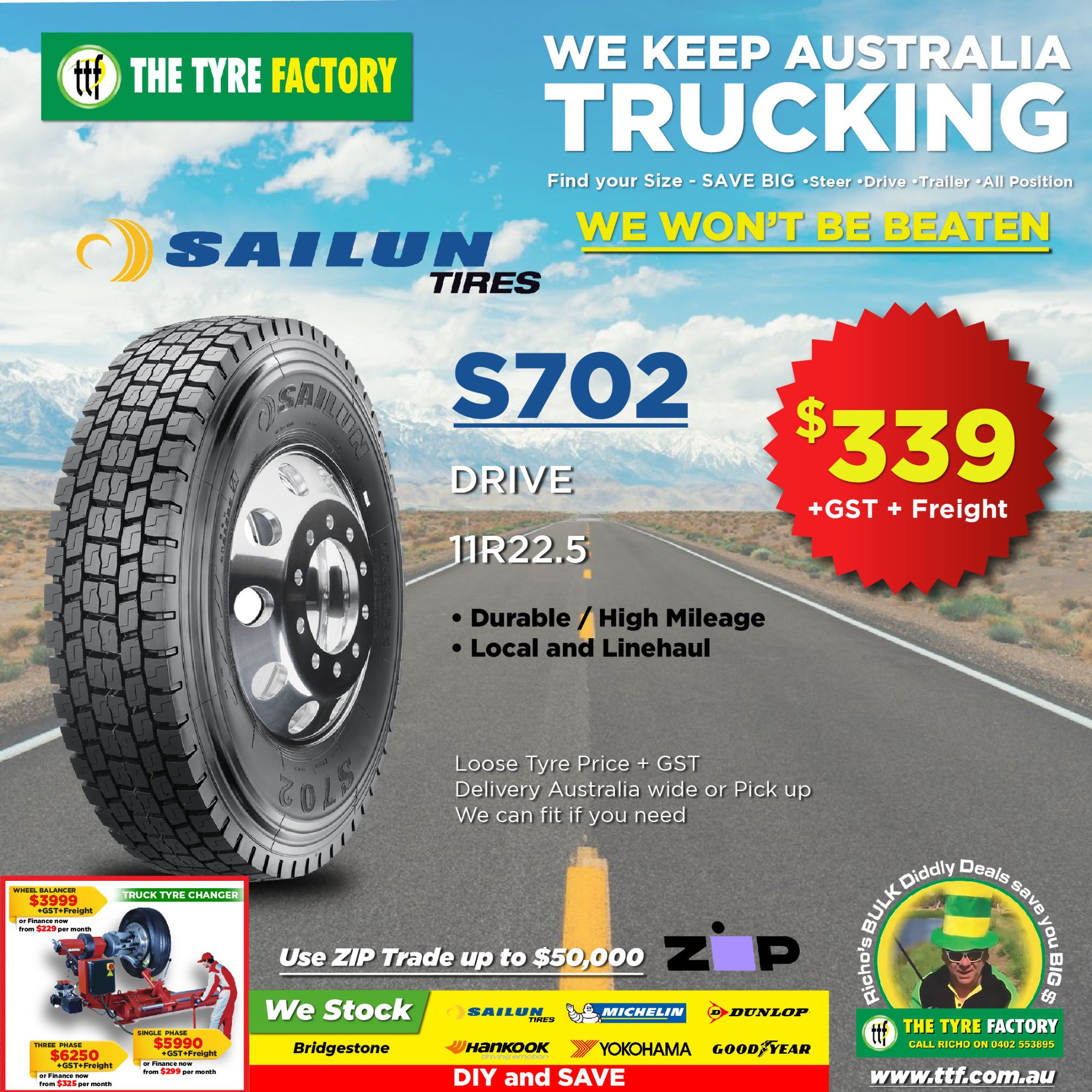The Tyre Factory Truck Tyres and Truck Wheels - Richo's gone Mad ...