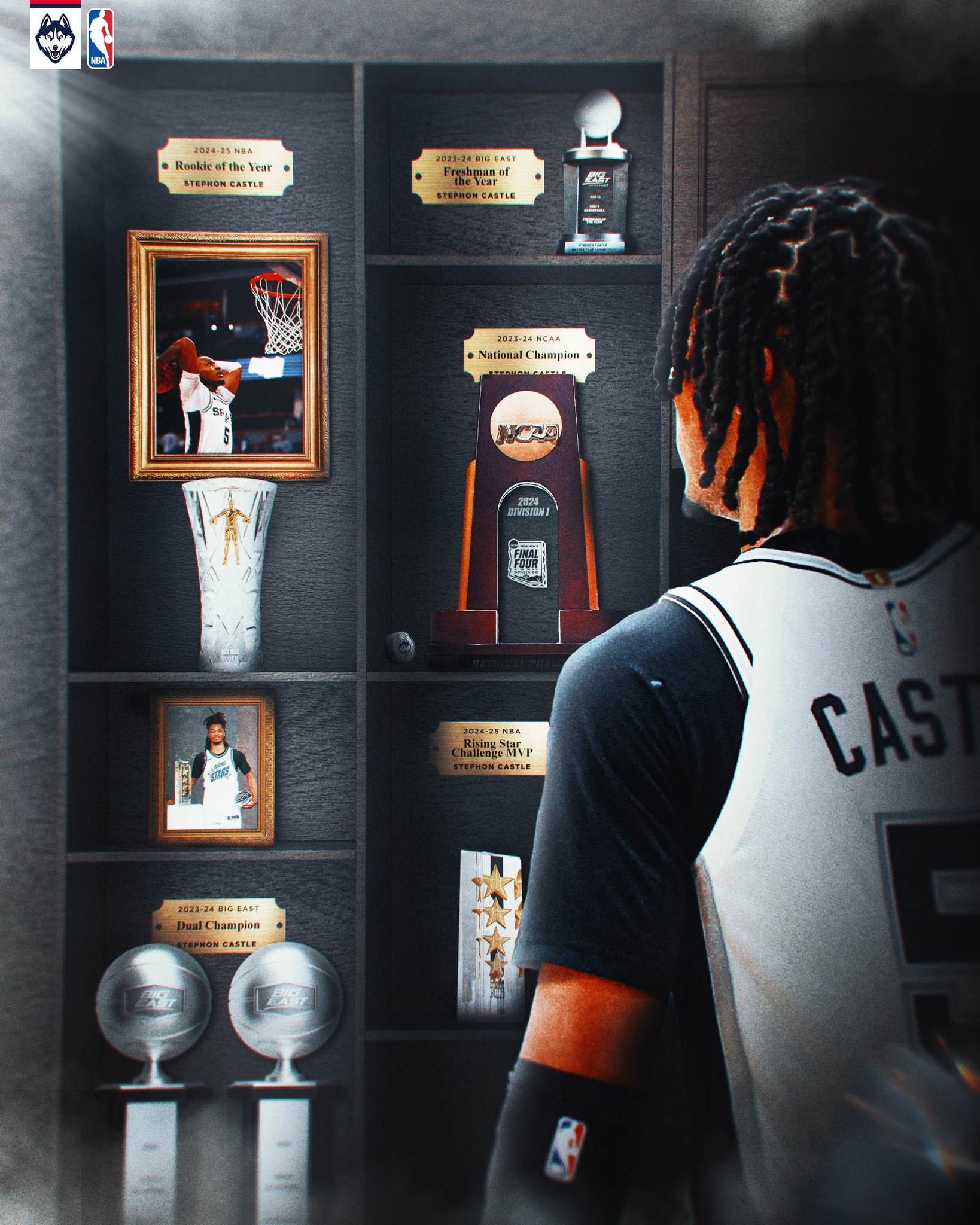 Another one for the trophy case ?? Steph Castle is your 2024-25 