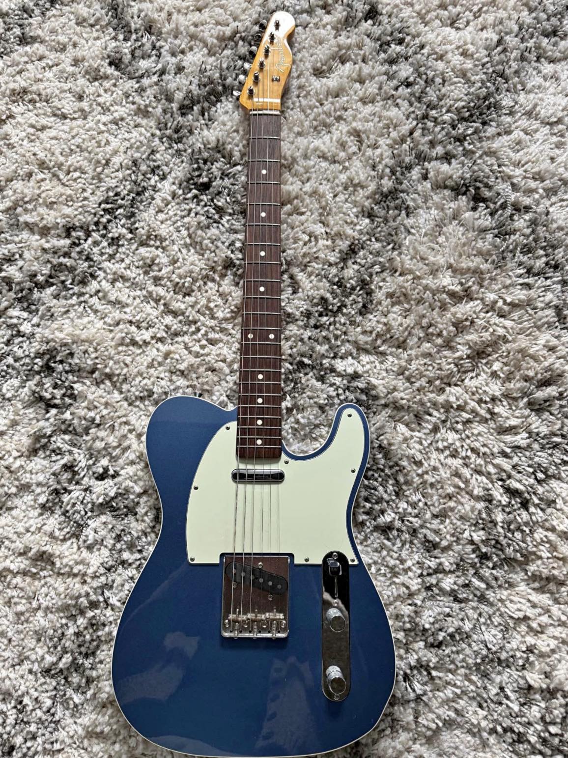 Japanese Fender Telecaster custom found in Lake Placid blue