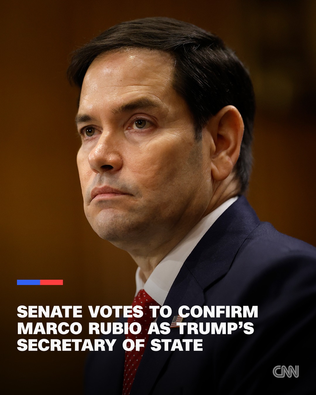 CNN - The Senate has voted to confirm Marco Rubio as... | Facebook