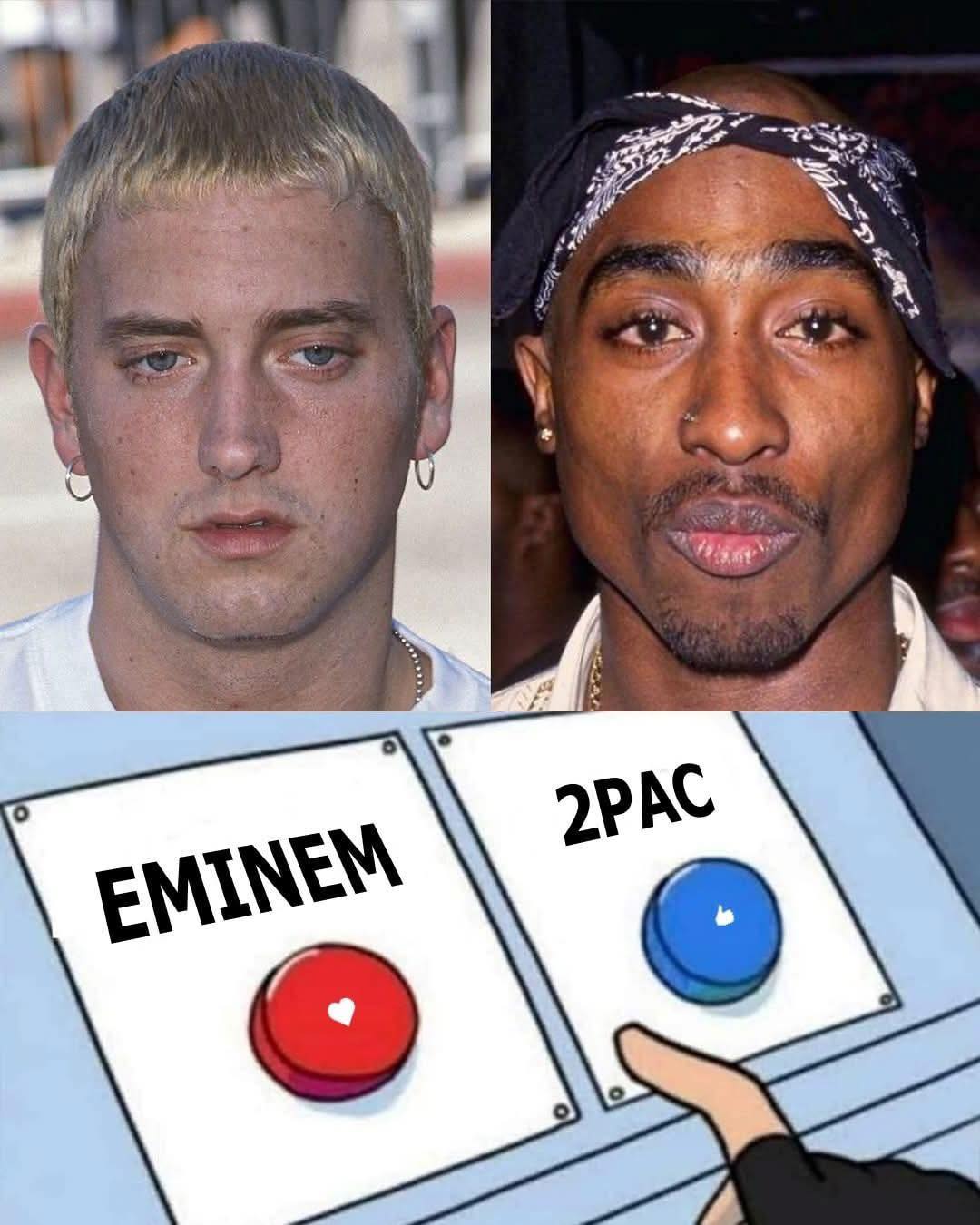 KhaosOfficial - Eminem 🔴 | 2Pac 🔵 Eminem 🔴, born Marshall Mathers, is ...