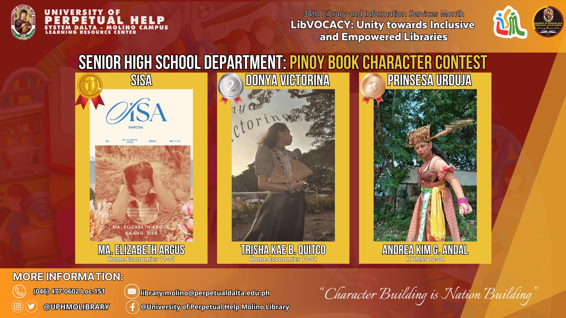 🎉... - University of Perpetual Help Molino Library