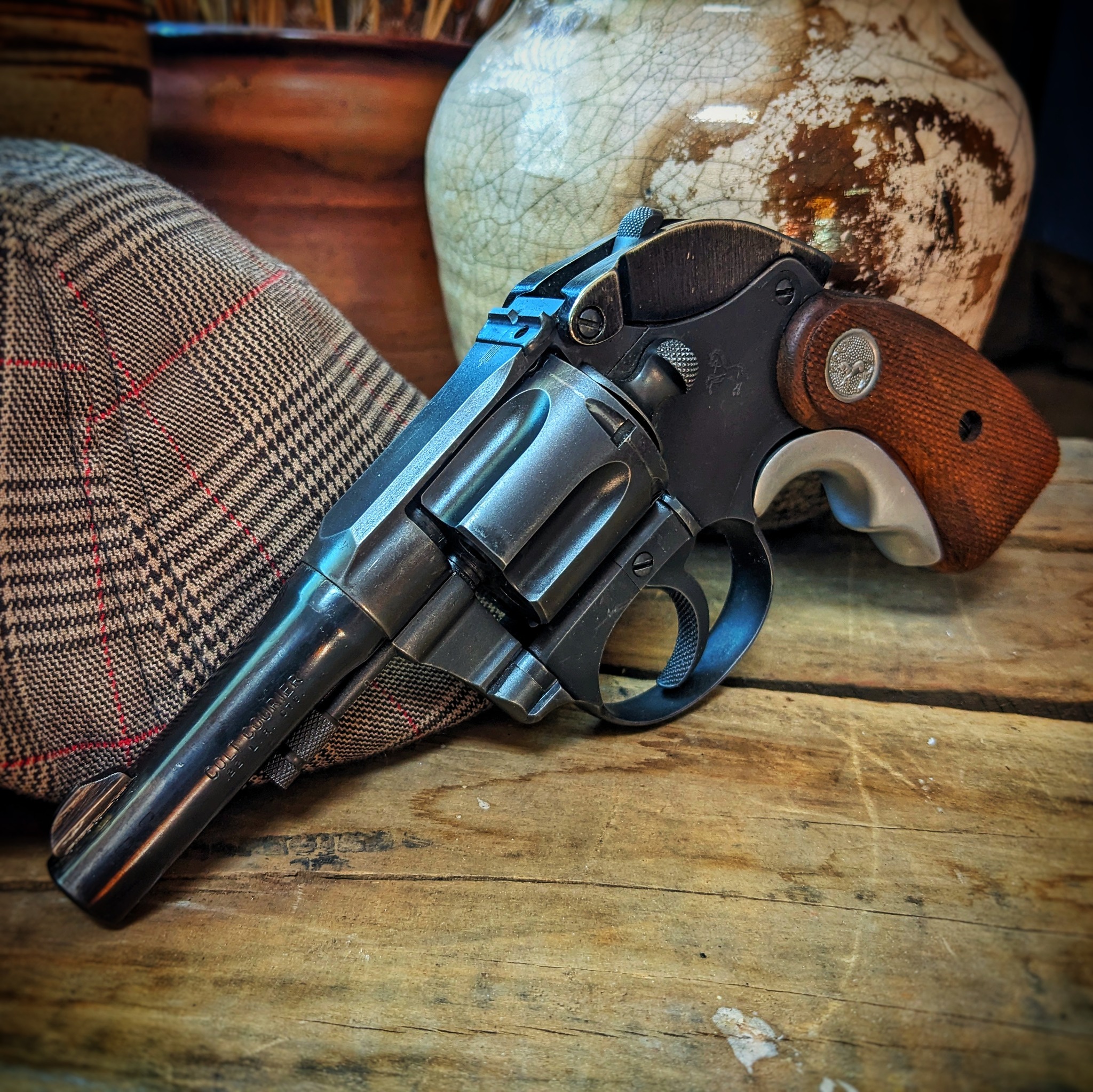 Repairing a salvaged D-frame .22 Colt pistol for improved accuracy