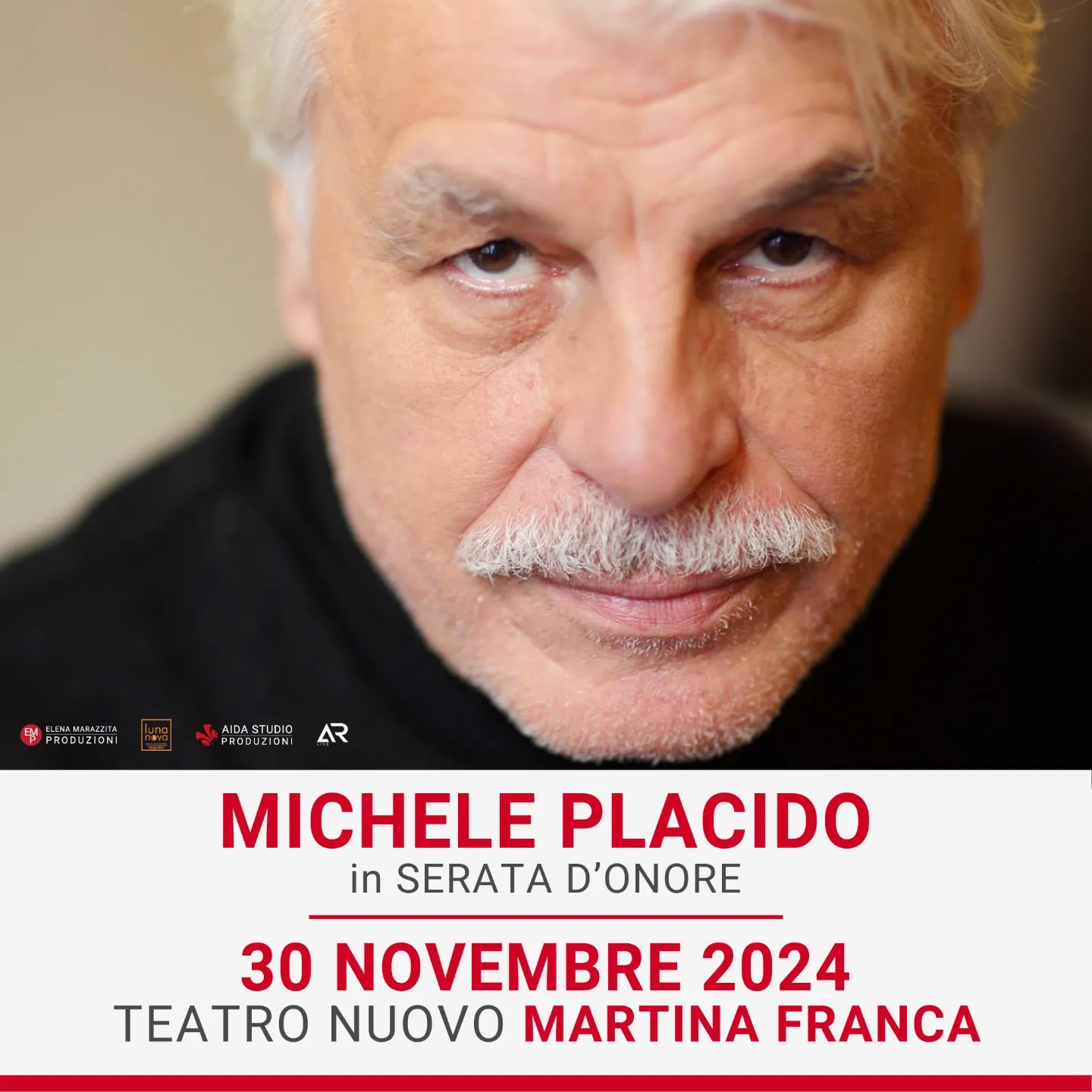 AR - 𝗠𝗜𝗖𝗛𝗘𝗟𝗘 𝗣𝗟𝗔𝗖𝗜𝗗𝗢 in 𝑆𝐸𝑅𝐴𝑇𝐴 𝐷’𝑂𝑁𝑂𝑅𝐸 📍Teatro Nuovo 𝗠𝗔𝗥𝗧𝗜𝗡𝗔 𝗙𝗥𝗔𝗡𝗖𝗔 ️ ...