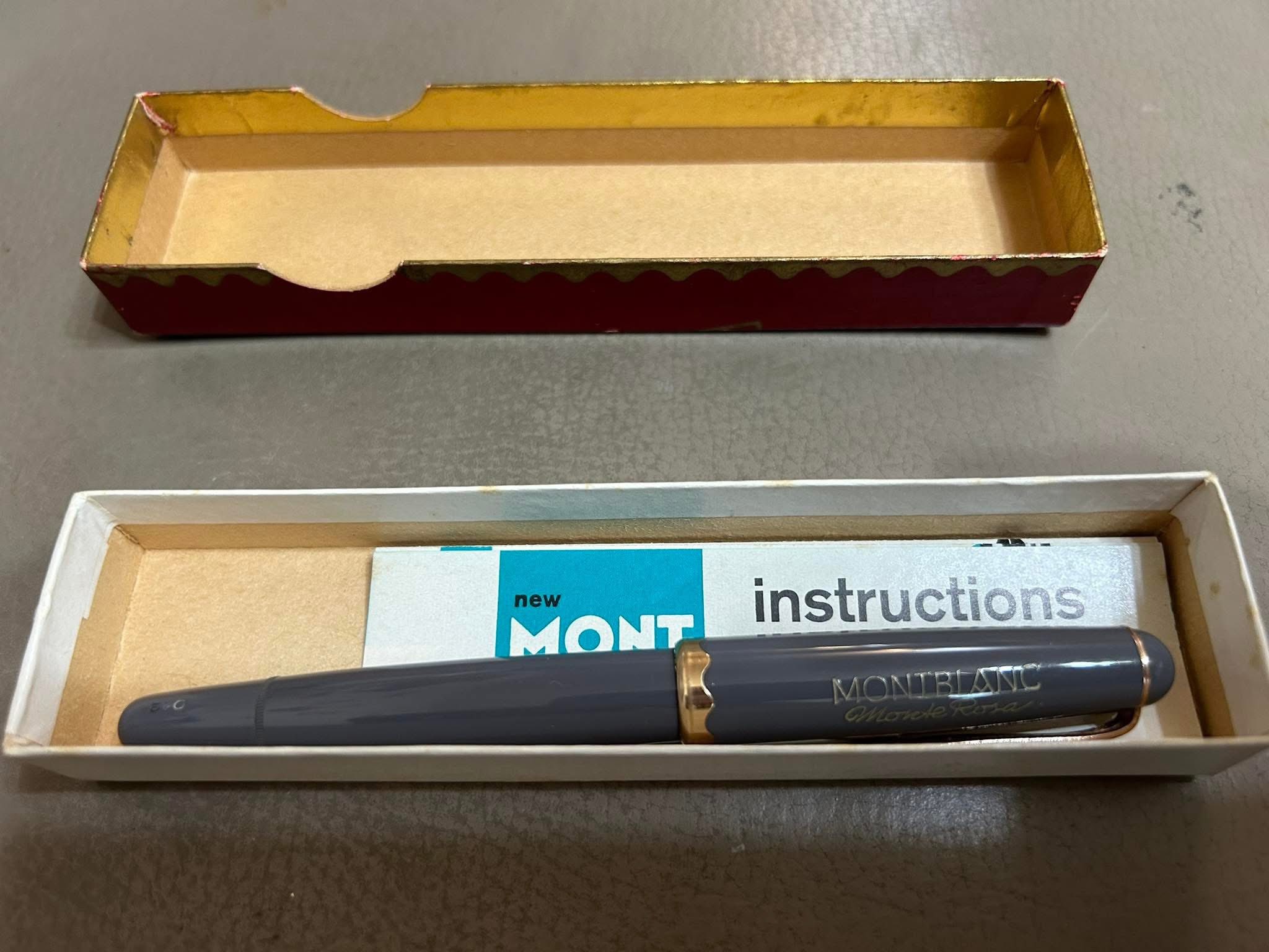 My NOS 1960s Montblanc 042 G Monte Rosa . 14CT Nib .