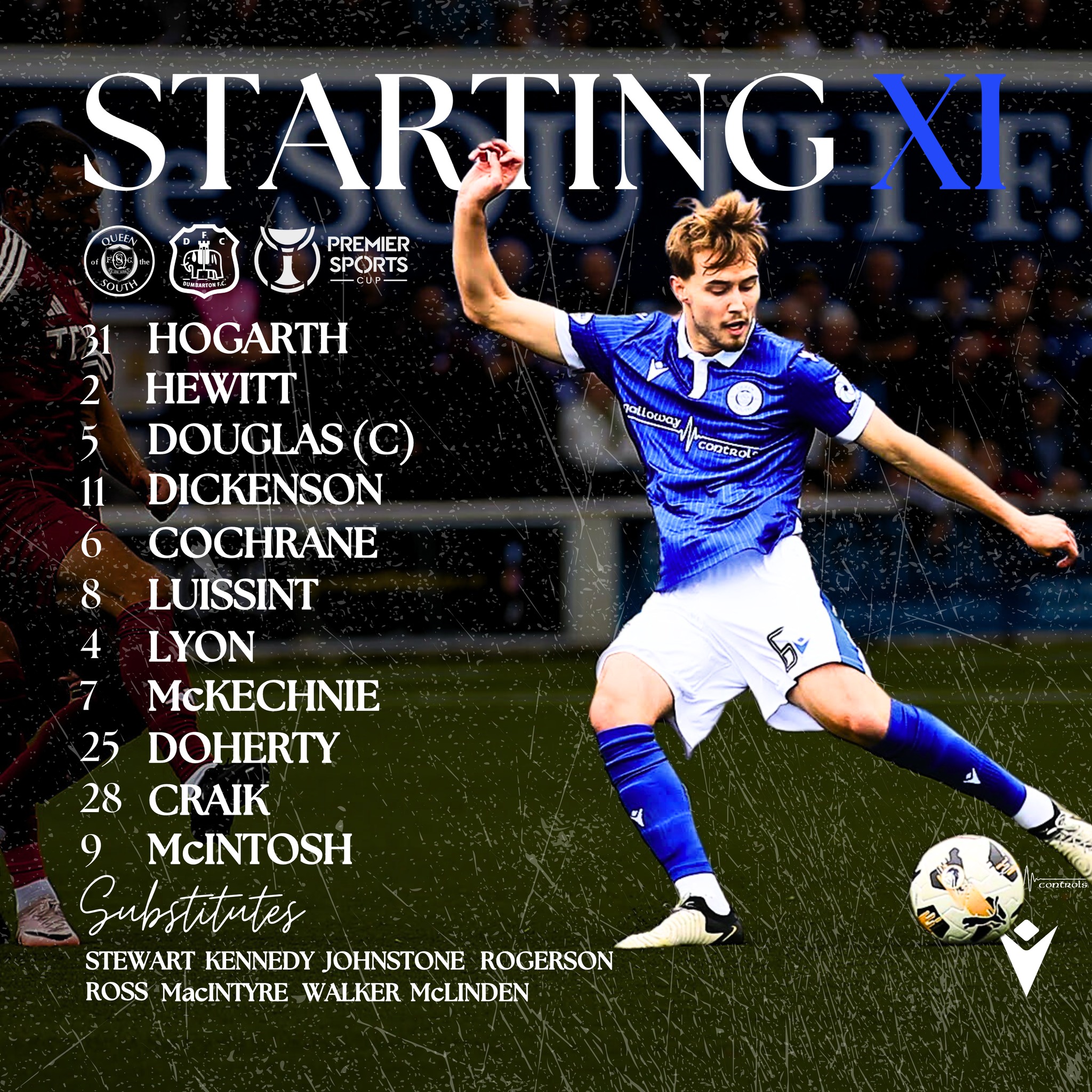 Our starting XI for tonight's... - Queen of the South FC | Facebook