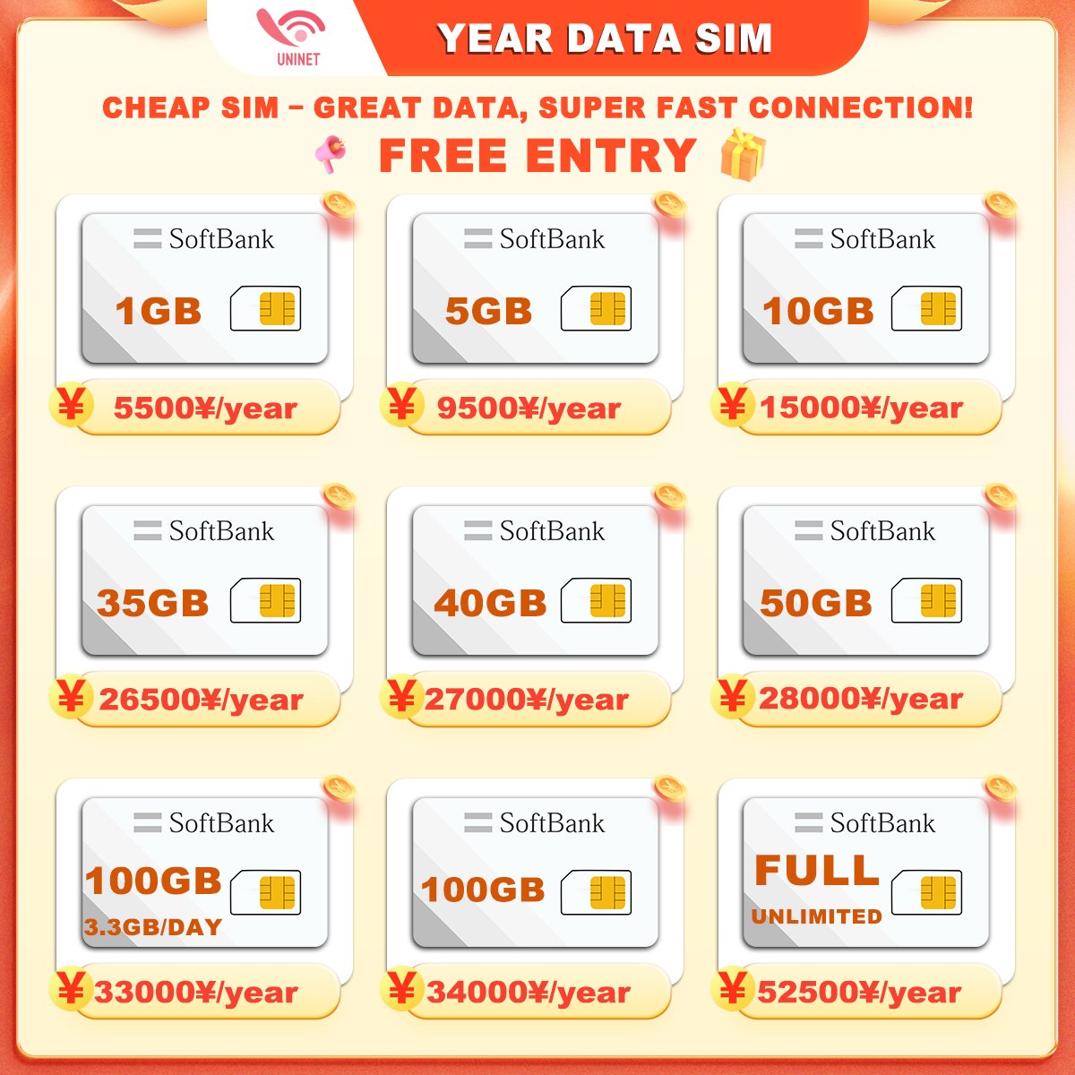 Uninet Mobile - Sim WiFi | Kawaguchi-shi Saitama