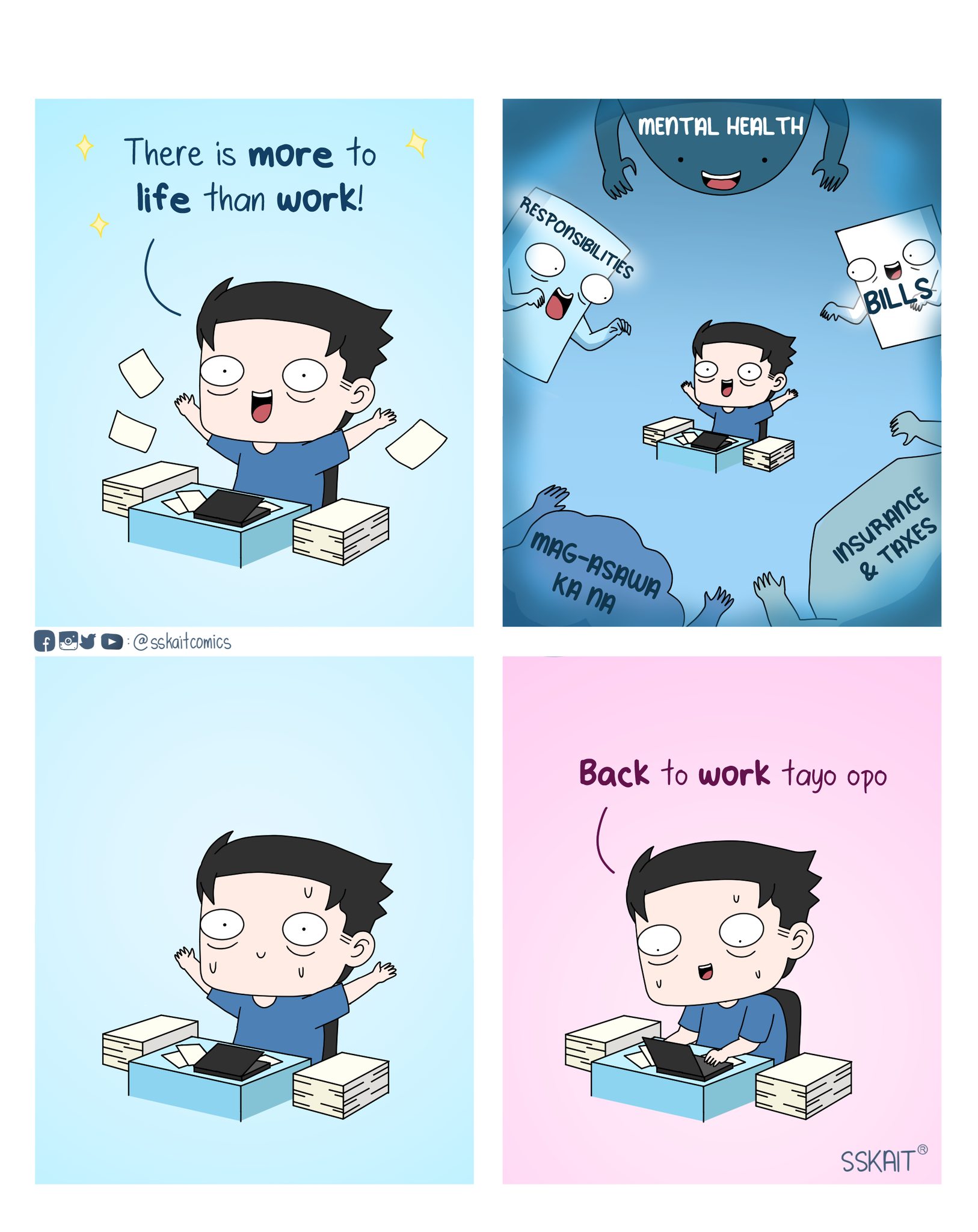 Sskait - There’s more to life nga 😂 laban Monday! #Adulting | Facebook