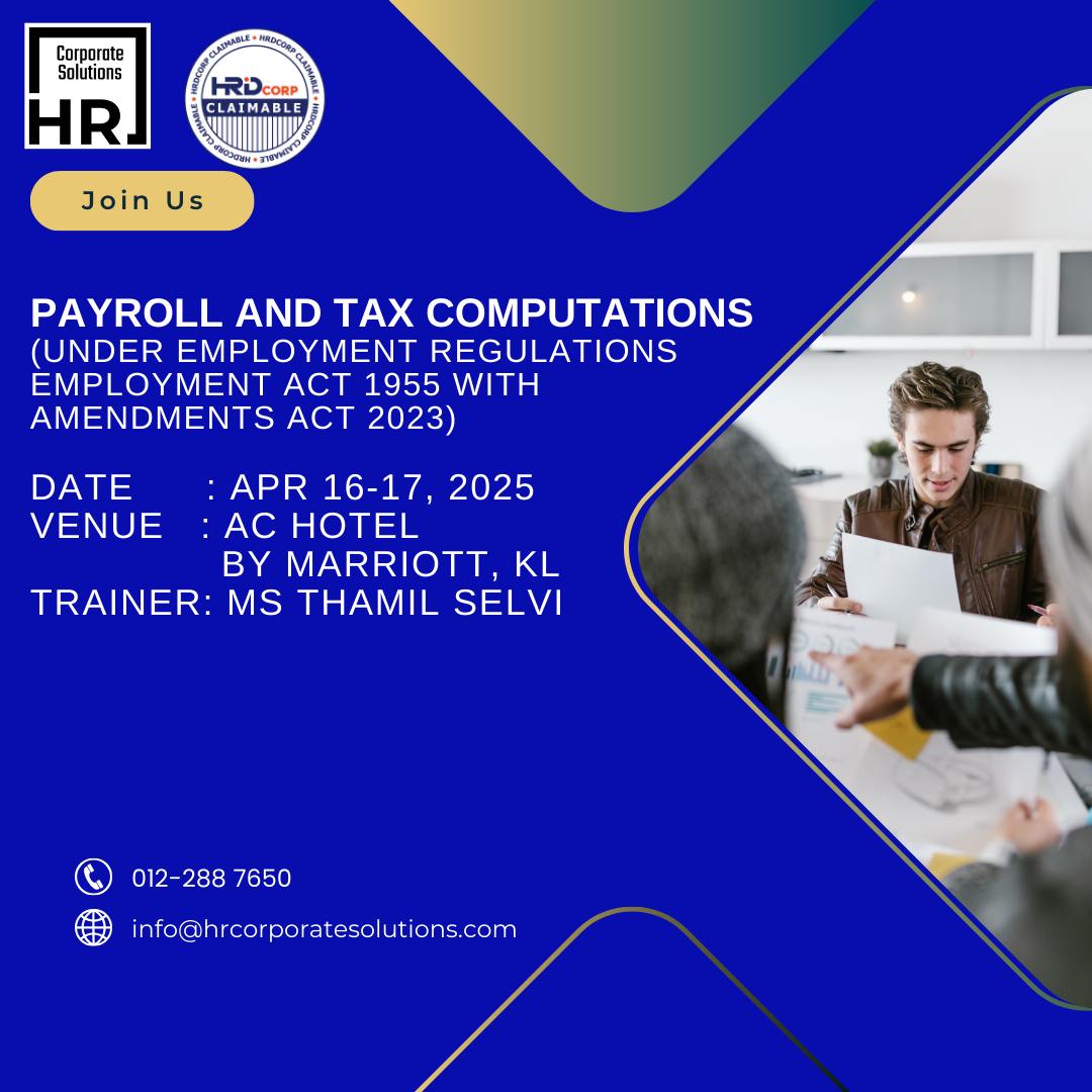 Payroll & Tax Computations... - Growth Resources Training | Facebook