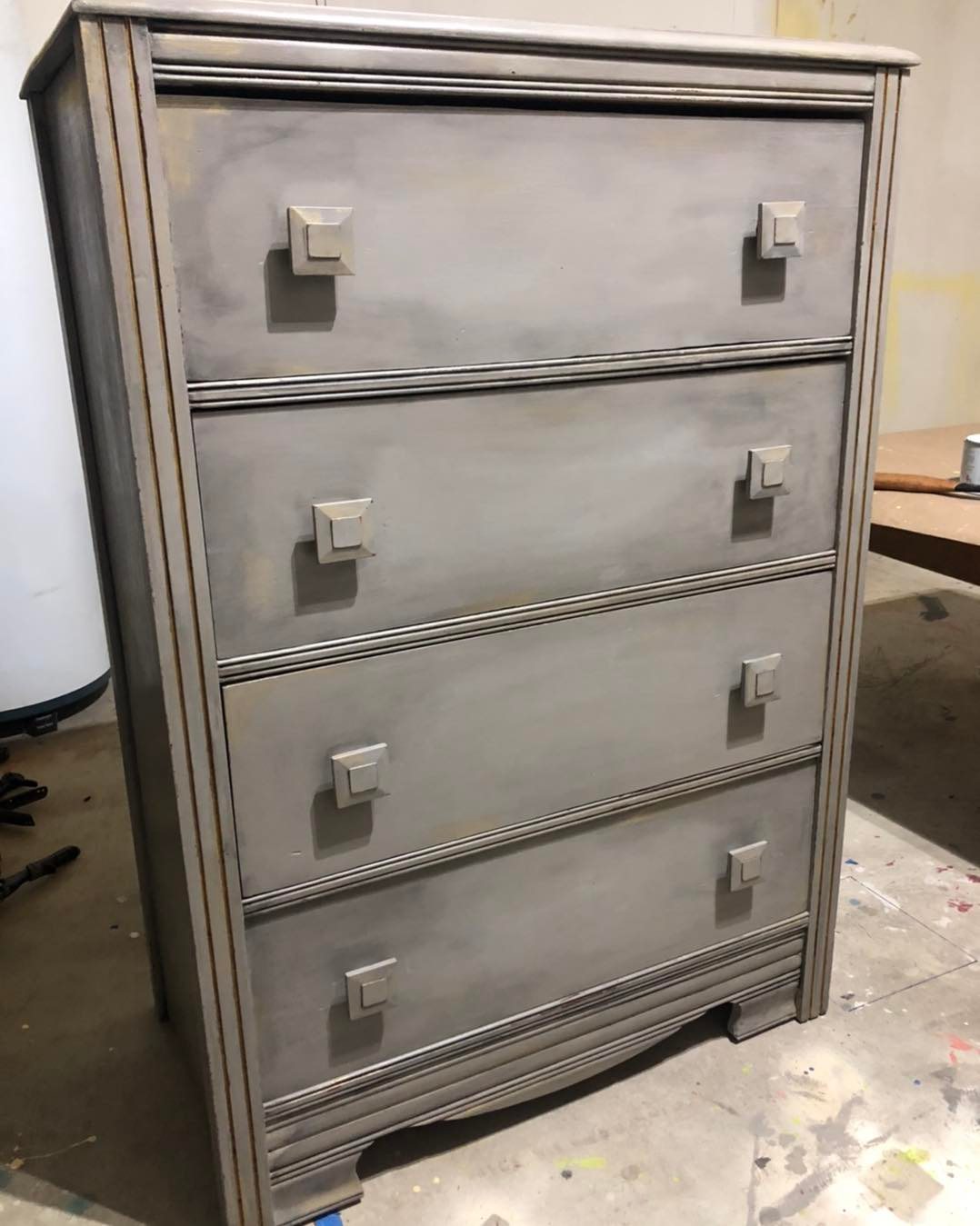stormy grey dresser What color hardware for grey/blue bedroom dresser? men dark monk strap