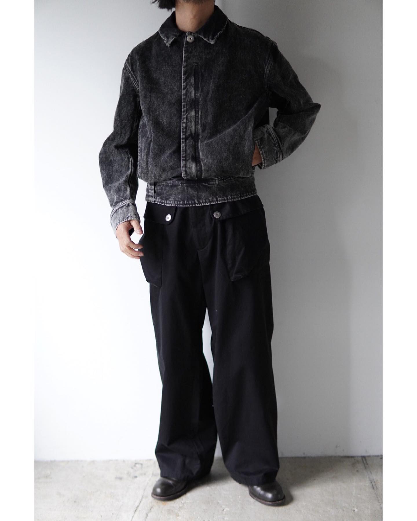 Omar Afridi / BATTLE DRESS BLOUSON / FLAP TROUSERS PURE DYED 