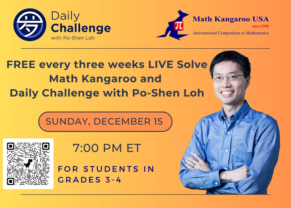 Math - 📢 Don’t Miss the Math Kangaroo LIVE Event This Sunday! 🔗 Join ...