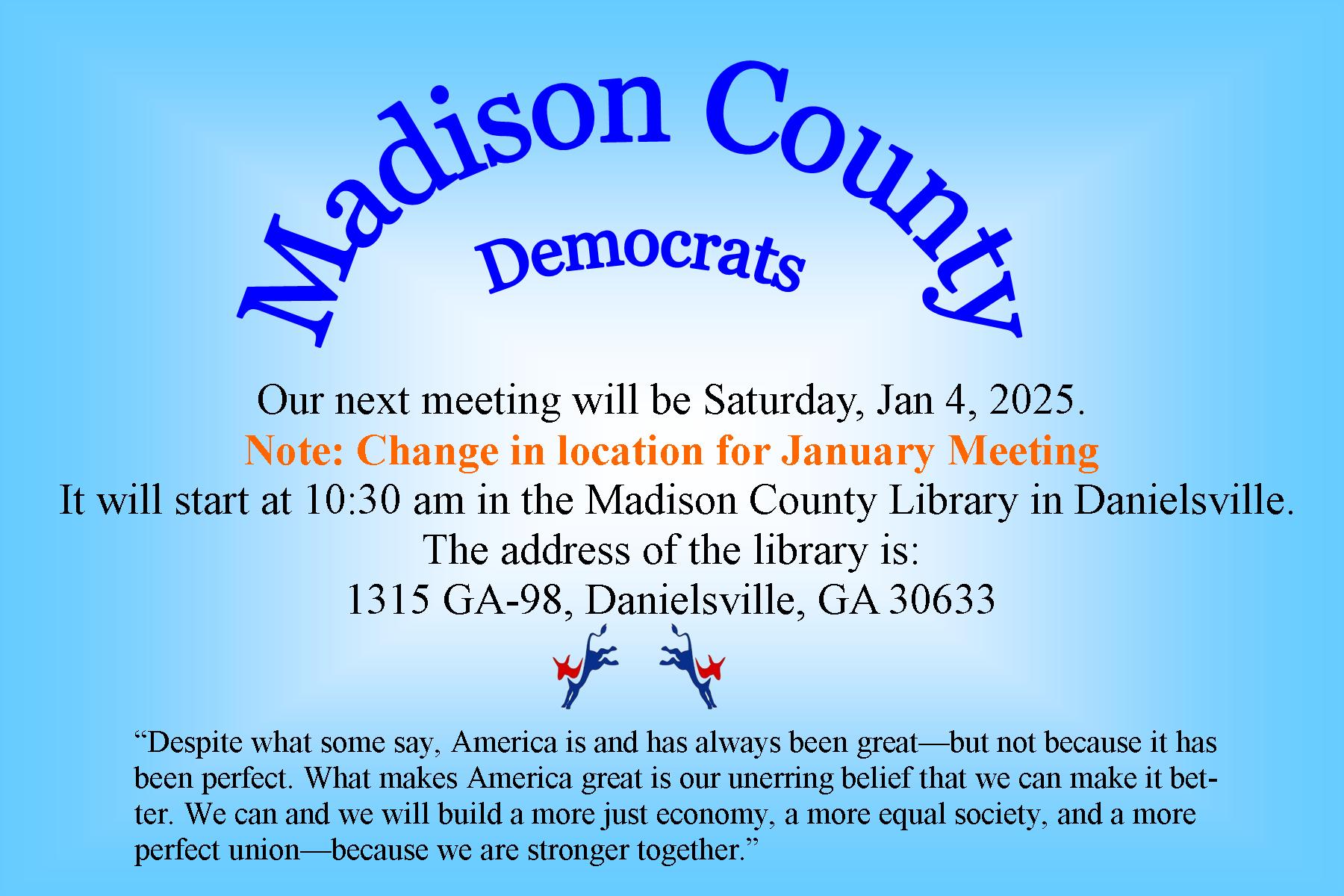 Madison County Ga Democrats