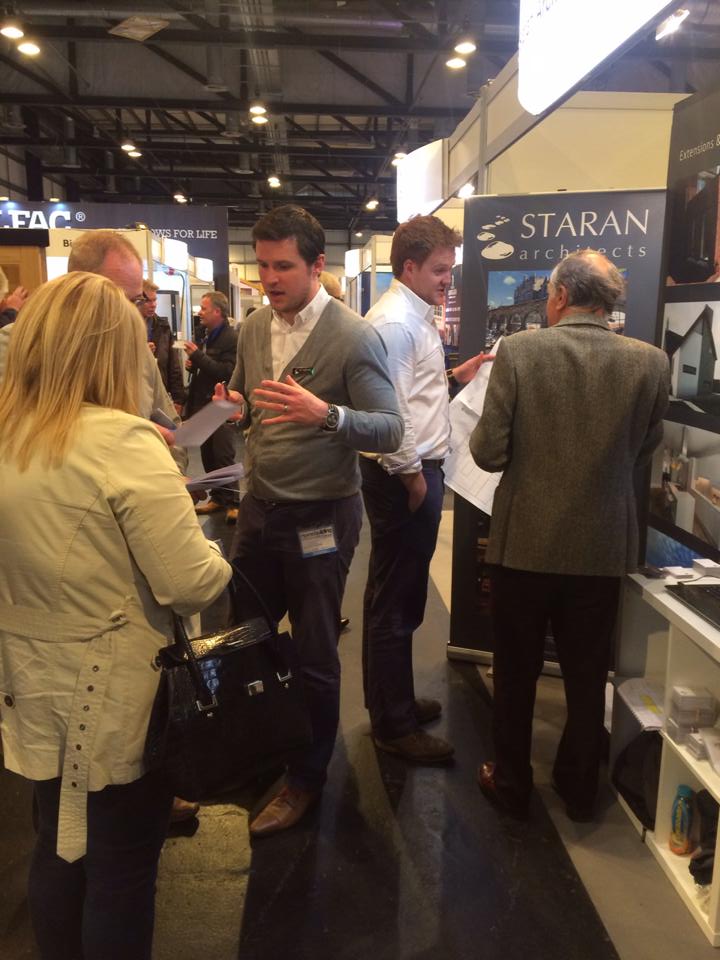 Staran Architects Ltd - Busy first day at the Scottish homebuilding ...