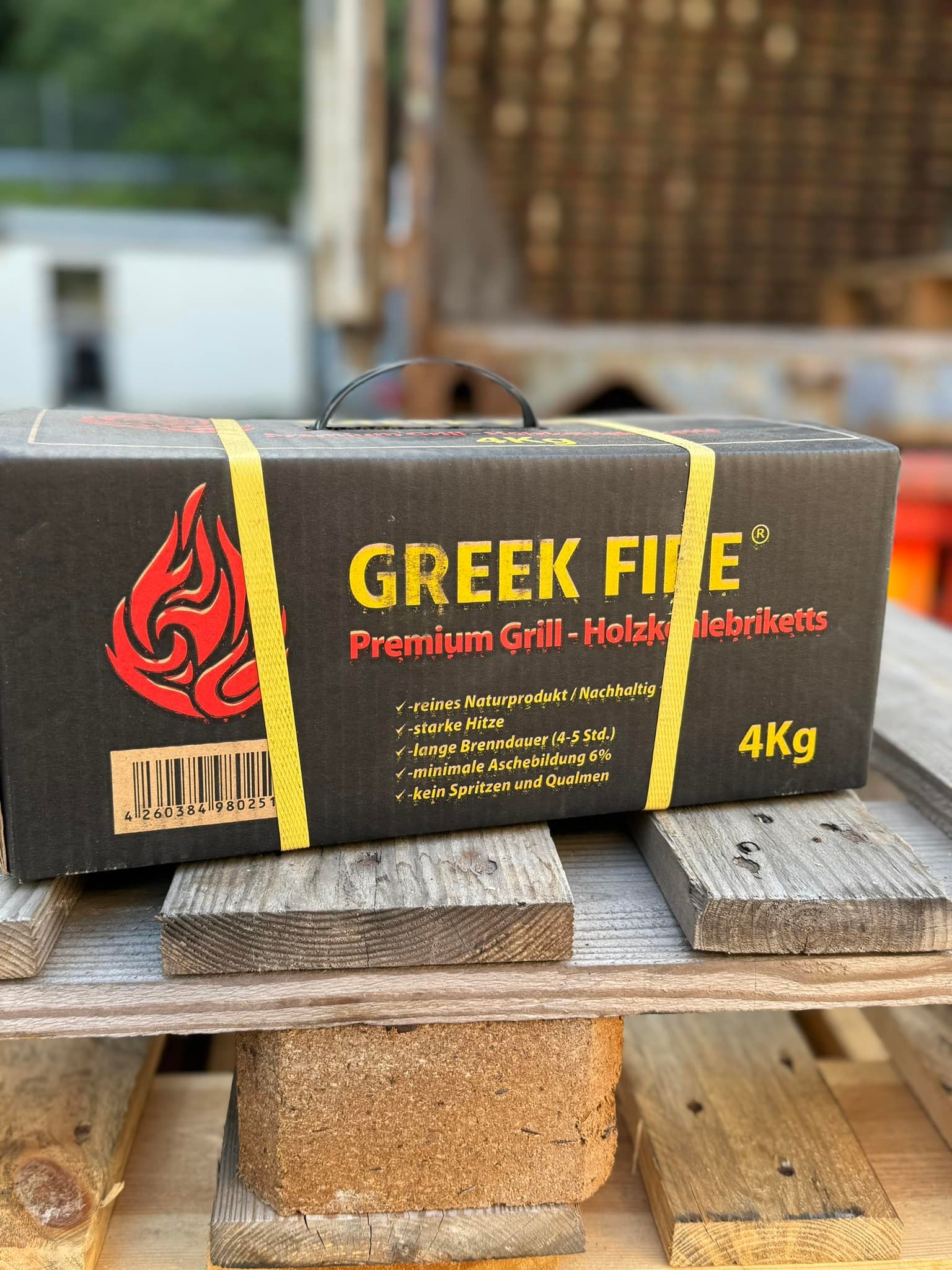GREEK FIRE Holzkohlebriketts | Reichshof