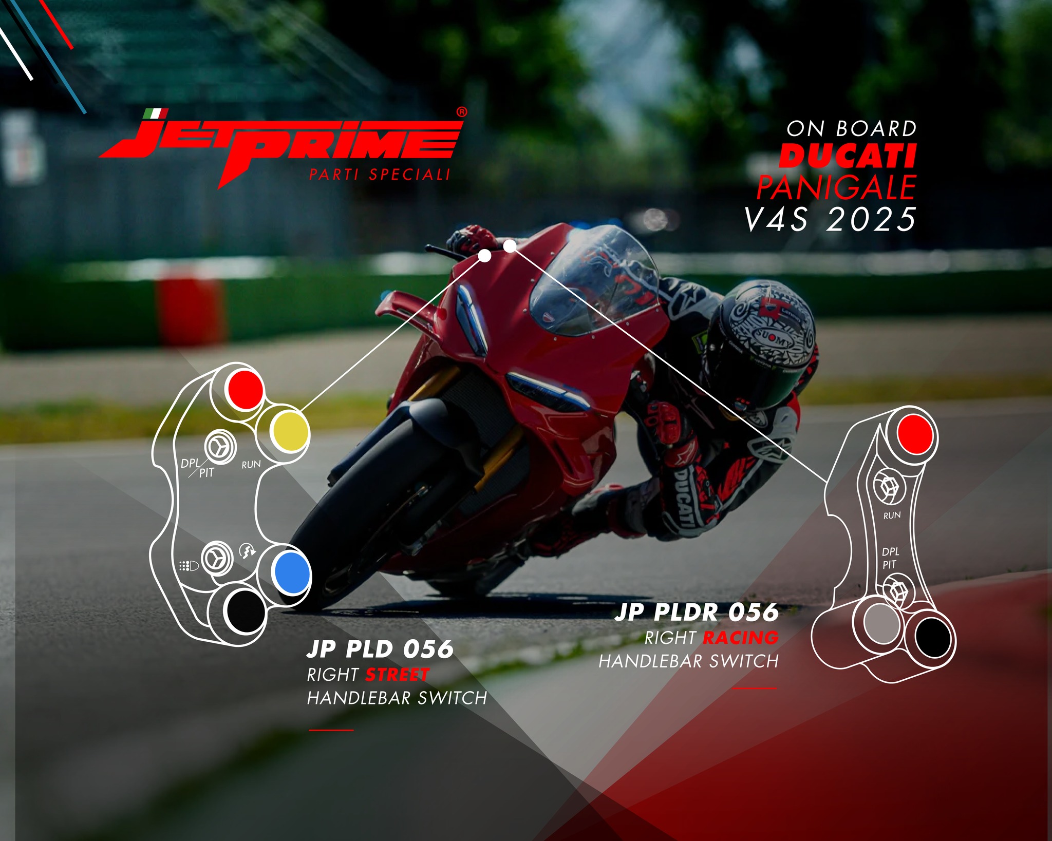 🔥 Jetprime ➡️ Ducati Panigale V4 S 2025 🔴⚫️⚪️ 👉 The