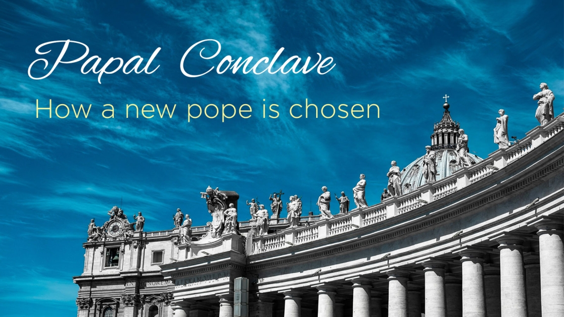 Corpus - How a new pope is chosen St. Peter's Basilica with the words ...