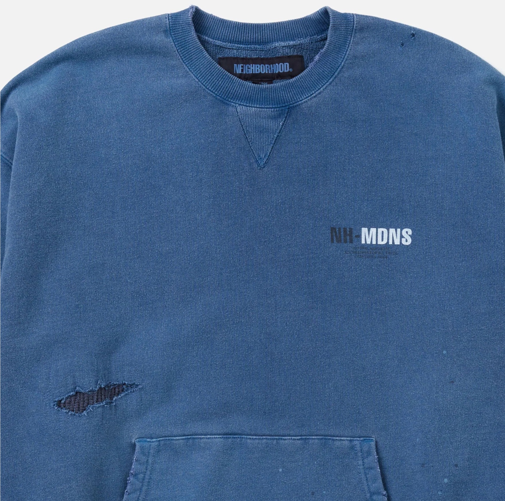 NEIGHBORHOOD NH X MADNESS SAVAGE SWEAT SHIRT LS - NAVY PRE ORDER 