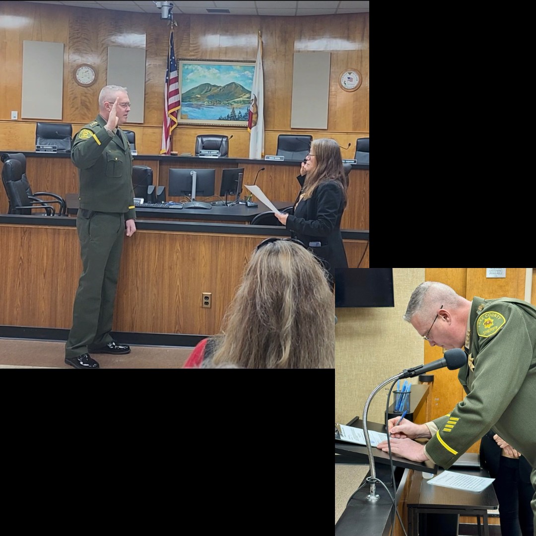 Congratulations, Sheriff... - Lake County Sheriff's Office