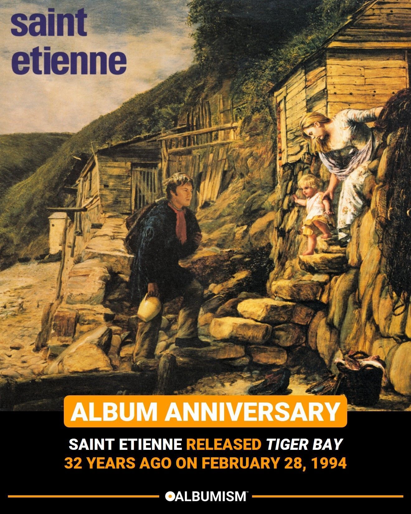 Saint Etienne released 'Tiger Bay' 32 years ago on February 28