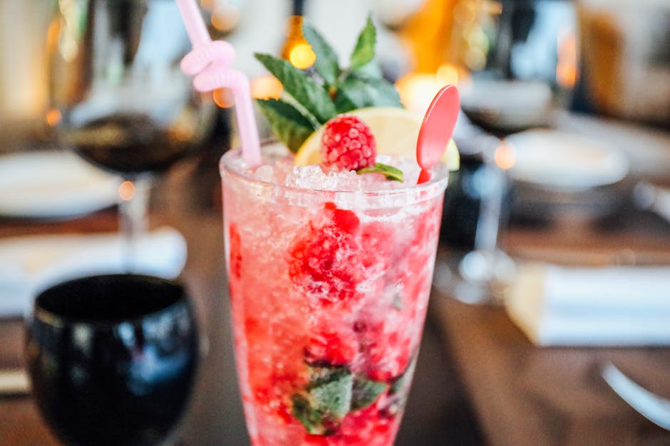 Andrew - Unwind with a Raspberry Evening Spritzer - just a simple blend ...