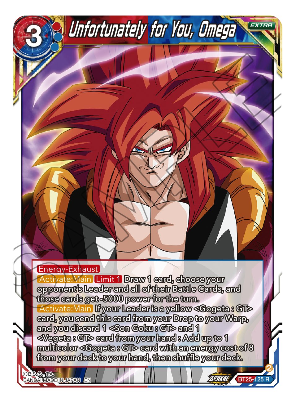 dragon ball super card game energy exhaust BT8-121 SPR Android 16, Amplification (2019) Dragon Ball Super Card Game...