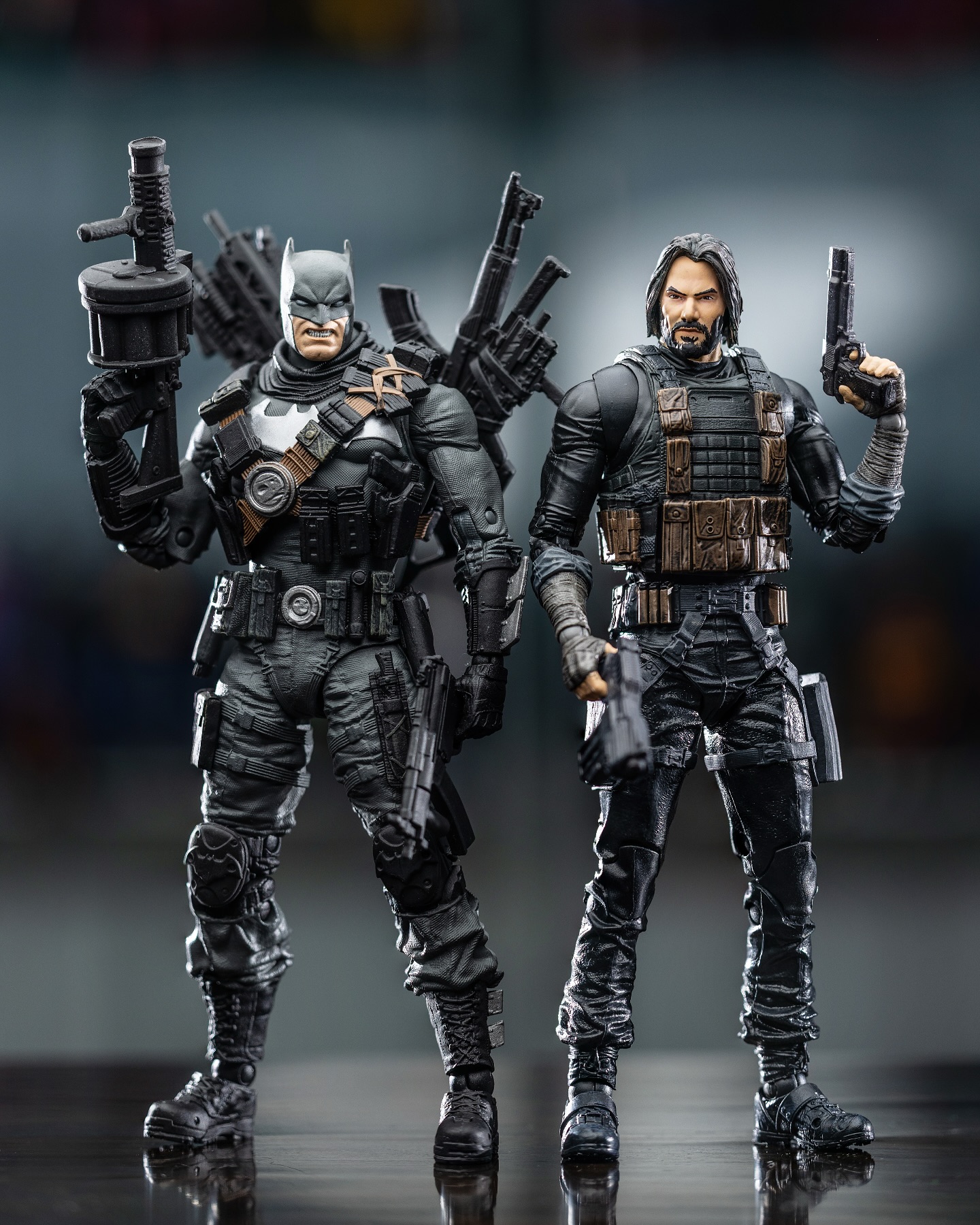 The team-up we would love to see! Grim Knight Batman and BRZRKR 